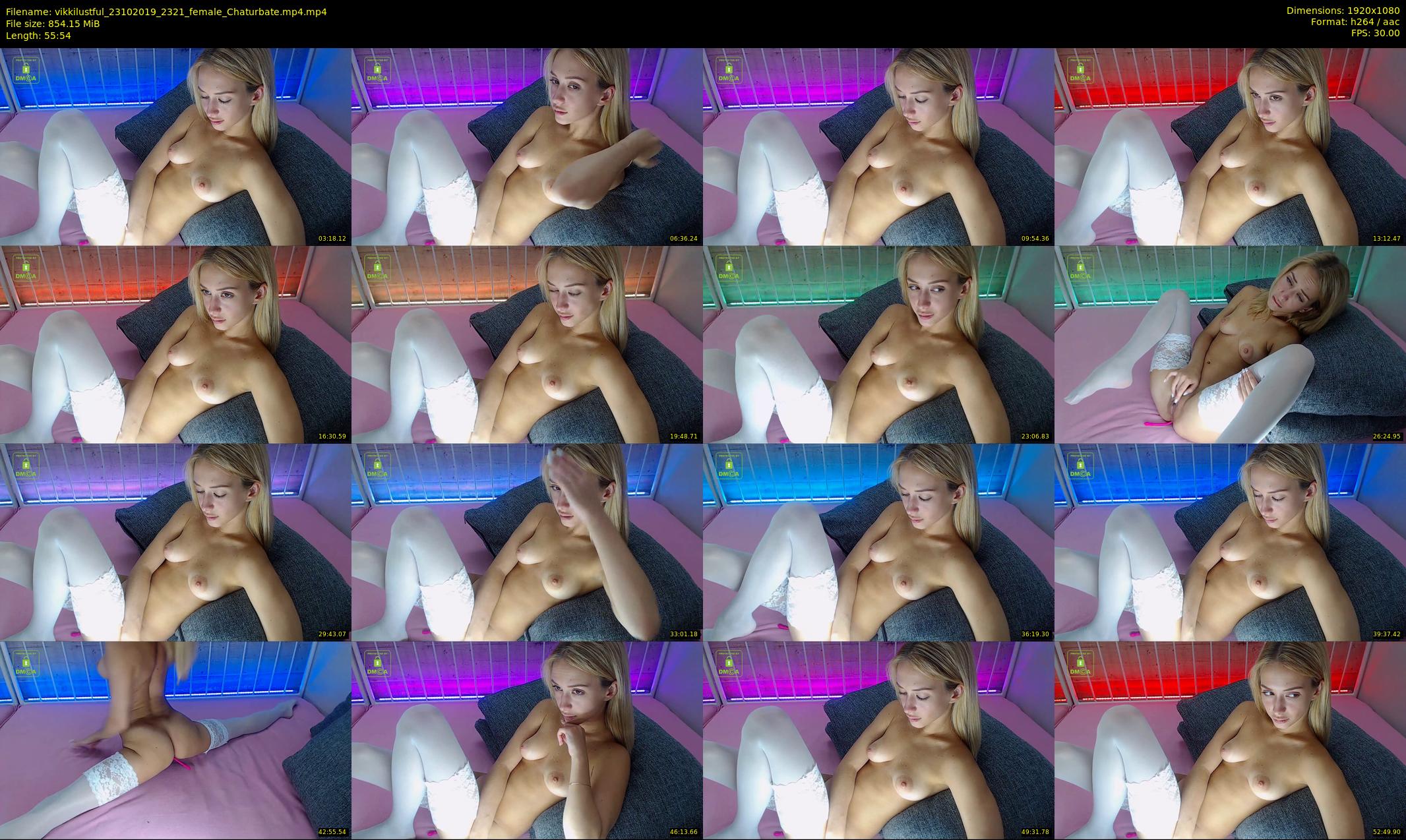vikkilustful — 56 minute Chaturbate female cam show recording, 1080p, Oct 23, 2019