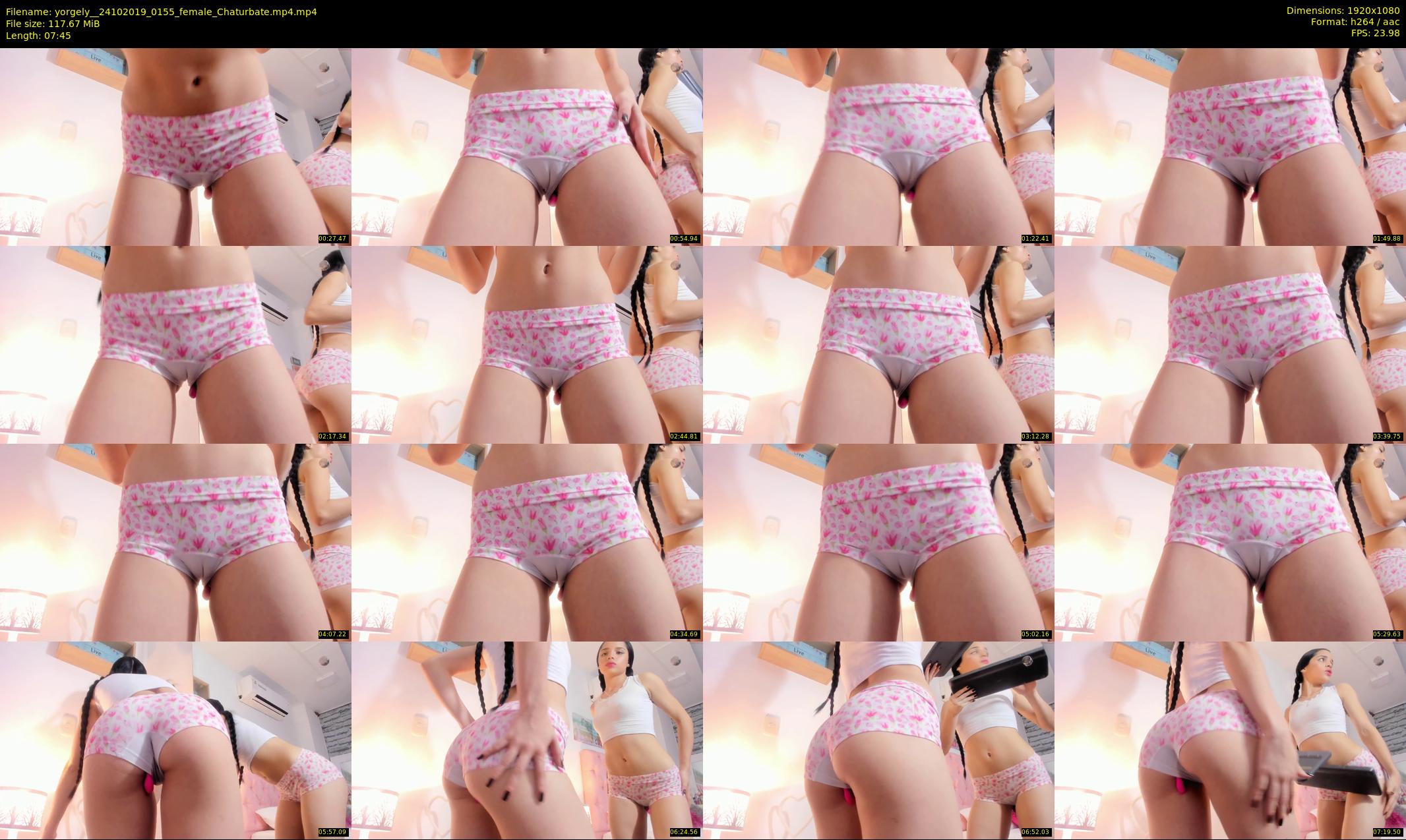yorgely_ — 8 minute Chaturbate female cam show recording, 1080p, Oct 24, 2019