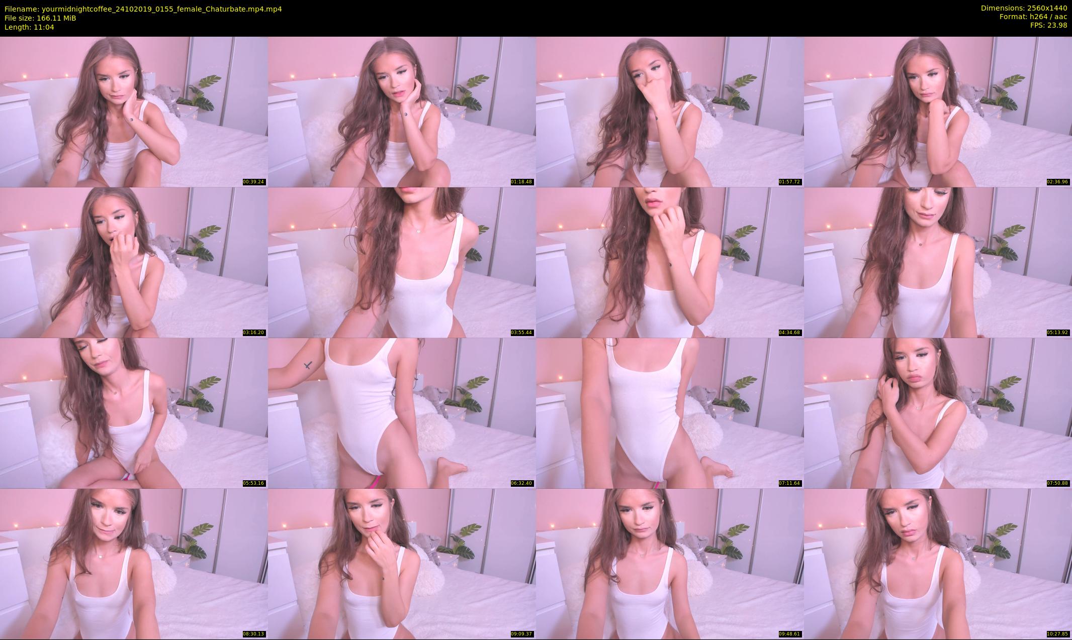 yourmidnightcoffee — 12 minute Chaturbate female cam show recording, 1080p, Oct 24, 2019