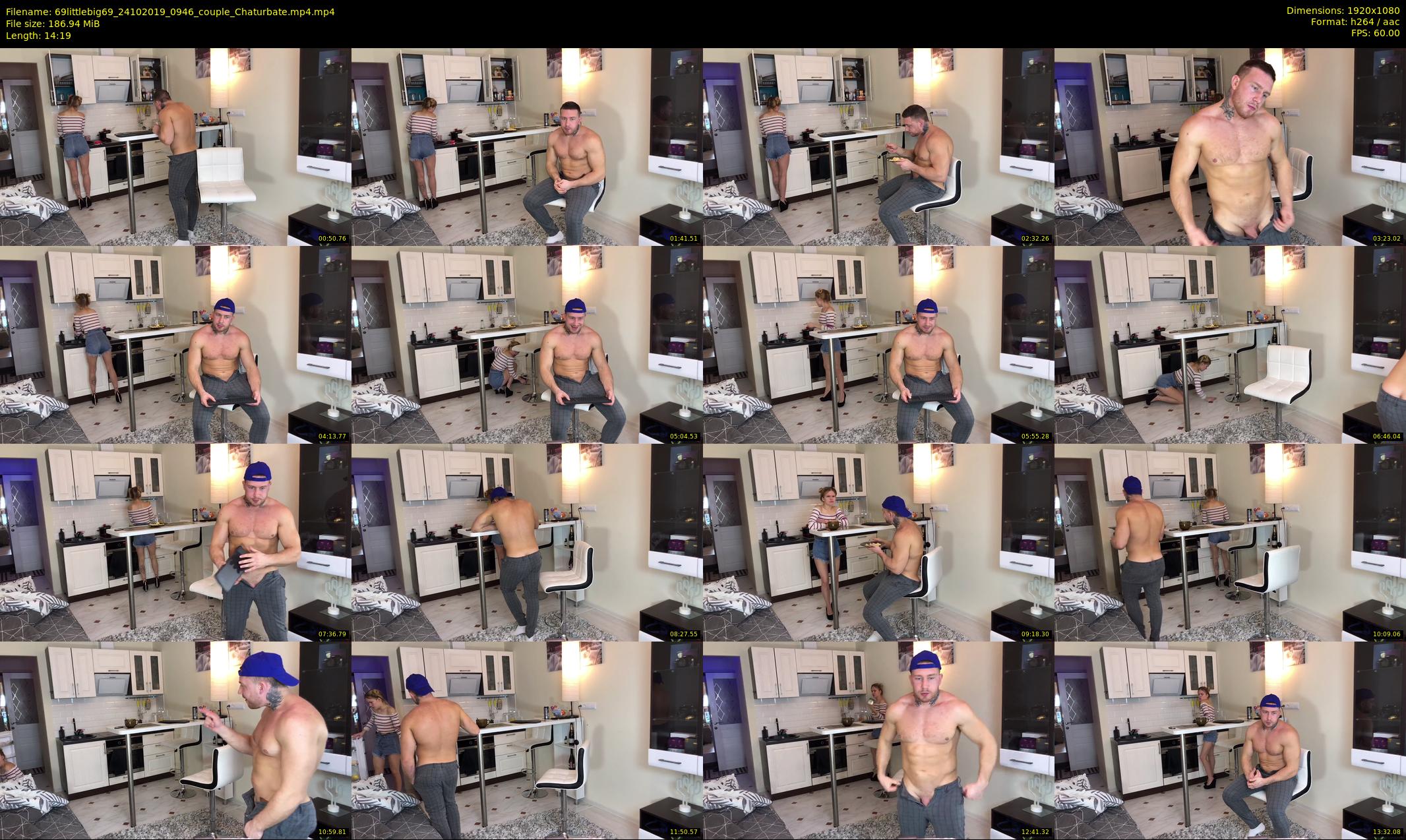 69littlebig69 — 15 minute Chaturbate couple cam show recording, 1080p, Oct 24, 2019