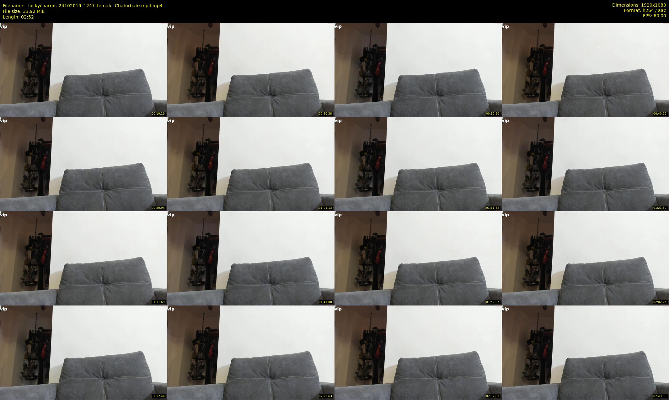 _luckycharms — 3 minute Chaturbate female cam show recording, 1080p, Oct 24, 2019