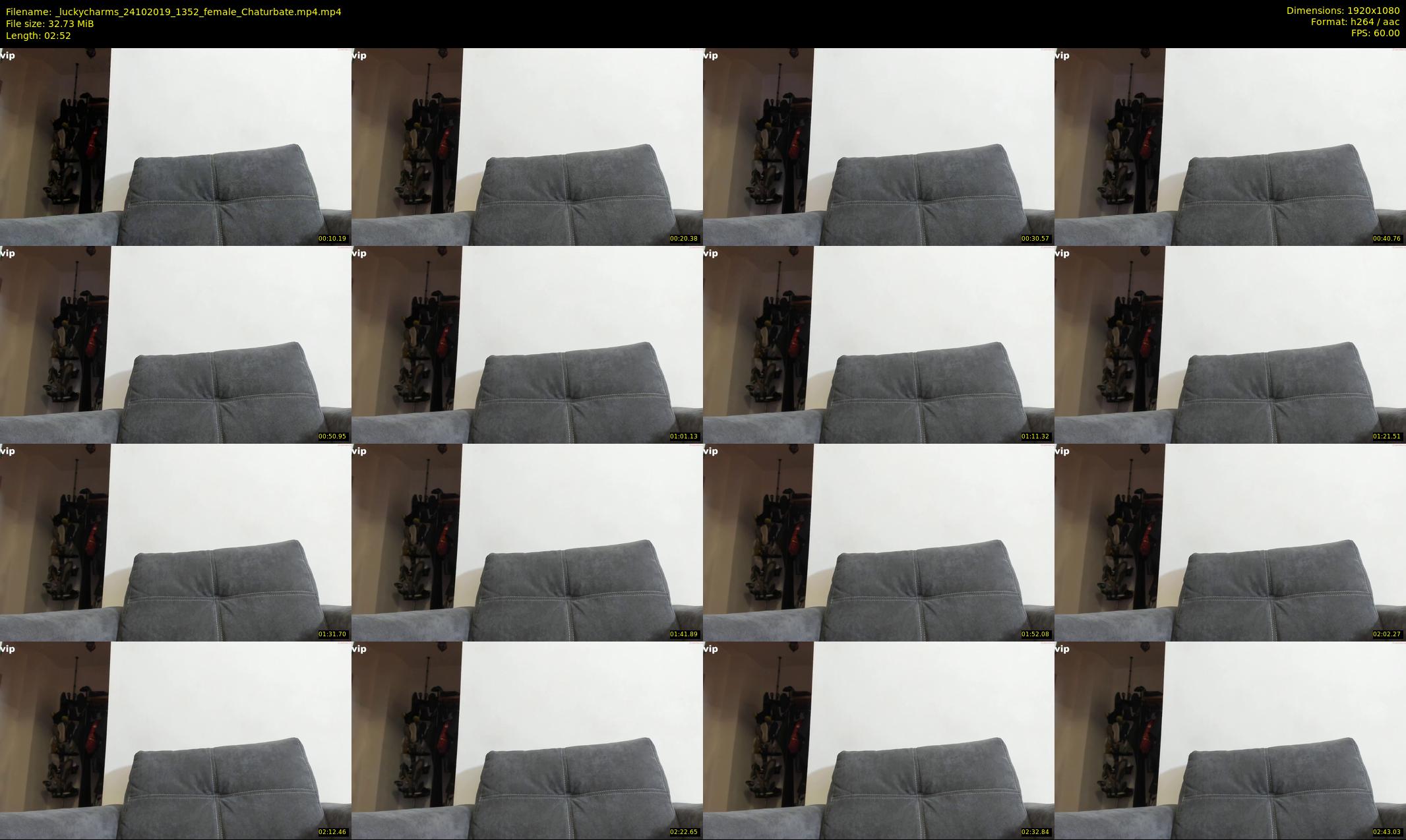 _luckycharms — 3 minute Chaturbate female cam show recording, 1080p, Oct 24, 2019