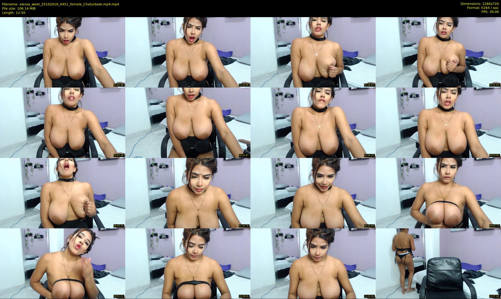 alessa_weet — 13 minute Chaturbate female cam show recording, 720p, Oct 25, 2019