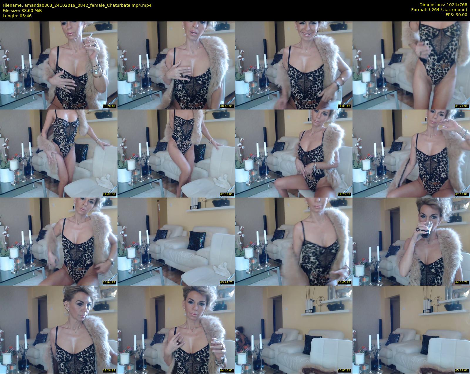 amanda0803 — 6 minute Chaturbate female cam show recording, 720p, Oct 24, 2019