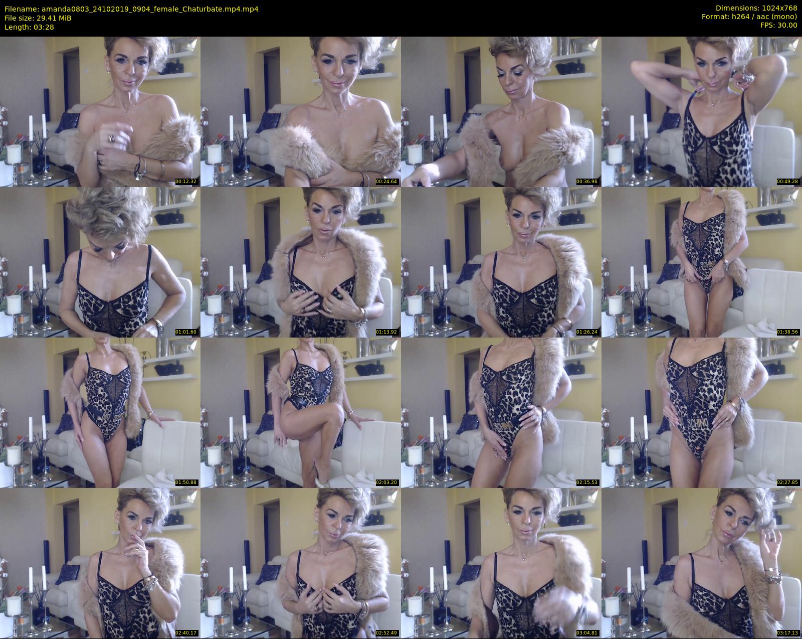 amanda0803 — 4 minute Chaturbate female cam show recording, 720p, Oct 24, 2019