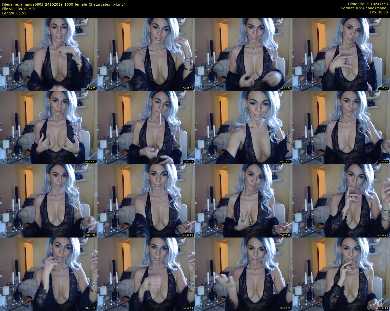 amanda0803 — 6 minute Chaturbate female cam show recording, 720p, Oct 24, 2019