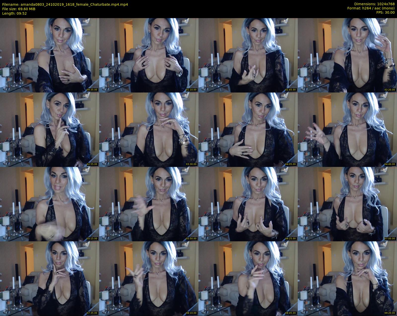 amanda0803 — 10 minute Chaturbate female cam show recording, 720p, Oct 24, 2019
