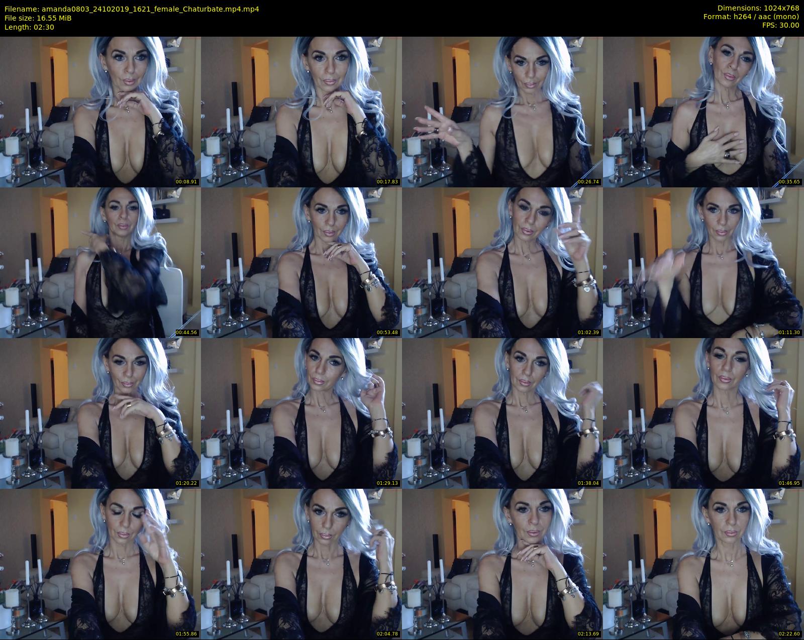 amanda0803 — 3 minute Chaturbate female cam show recording, 720p, Oct 24, 2019