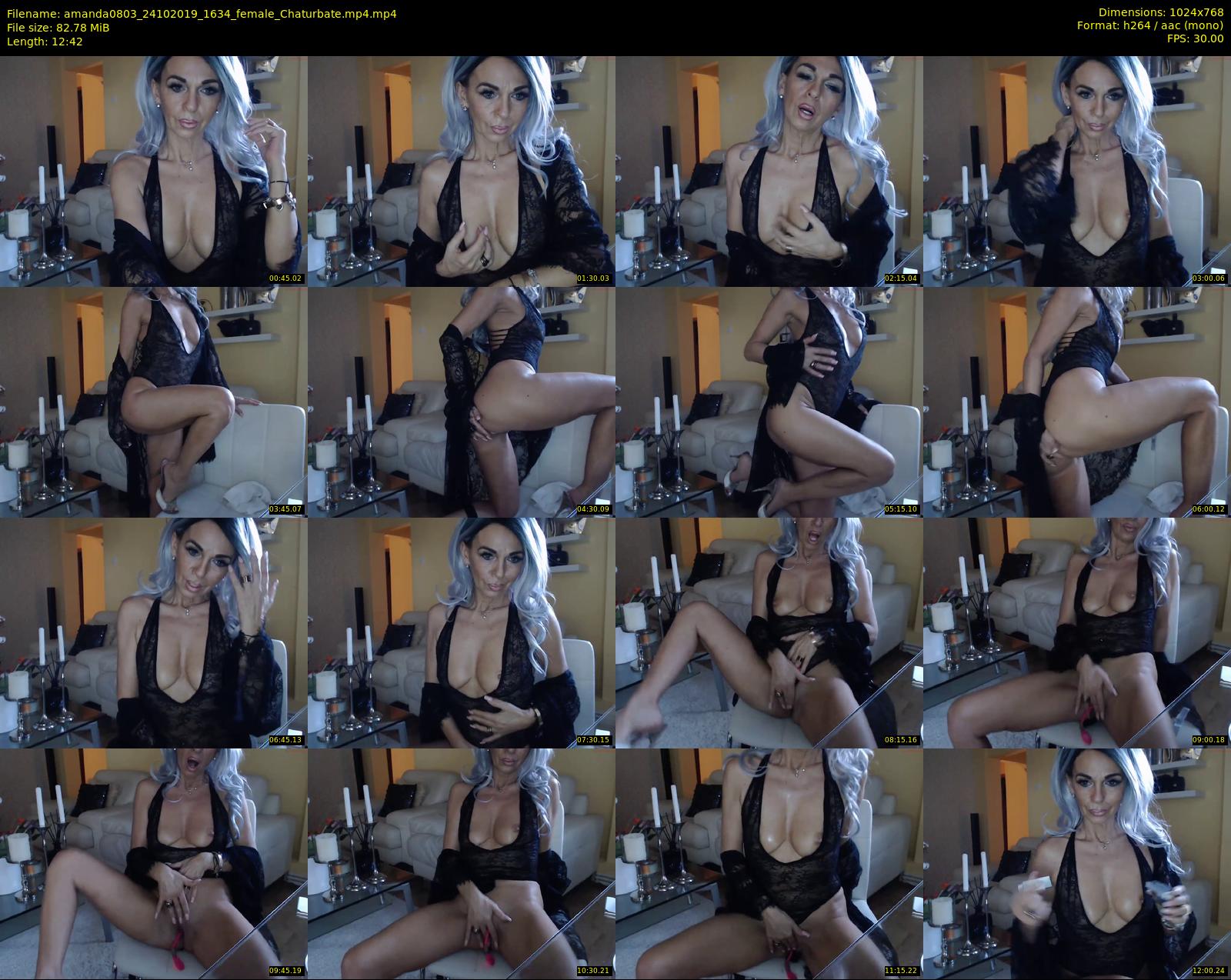 amanda0803 — 13 minute Chaturbate female cam show recording, 720p, Oct 24, 2019