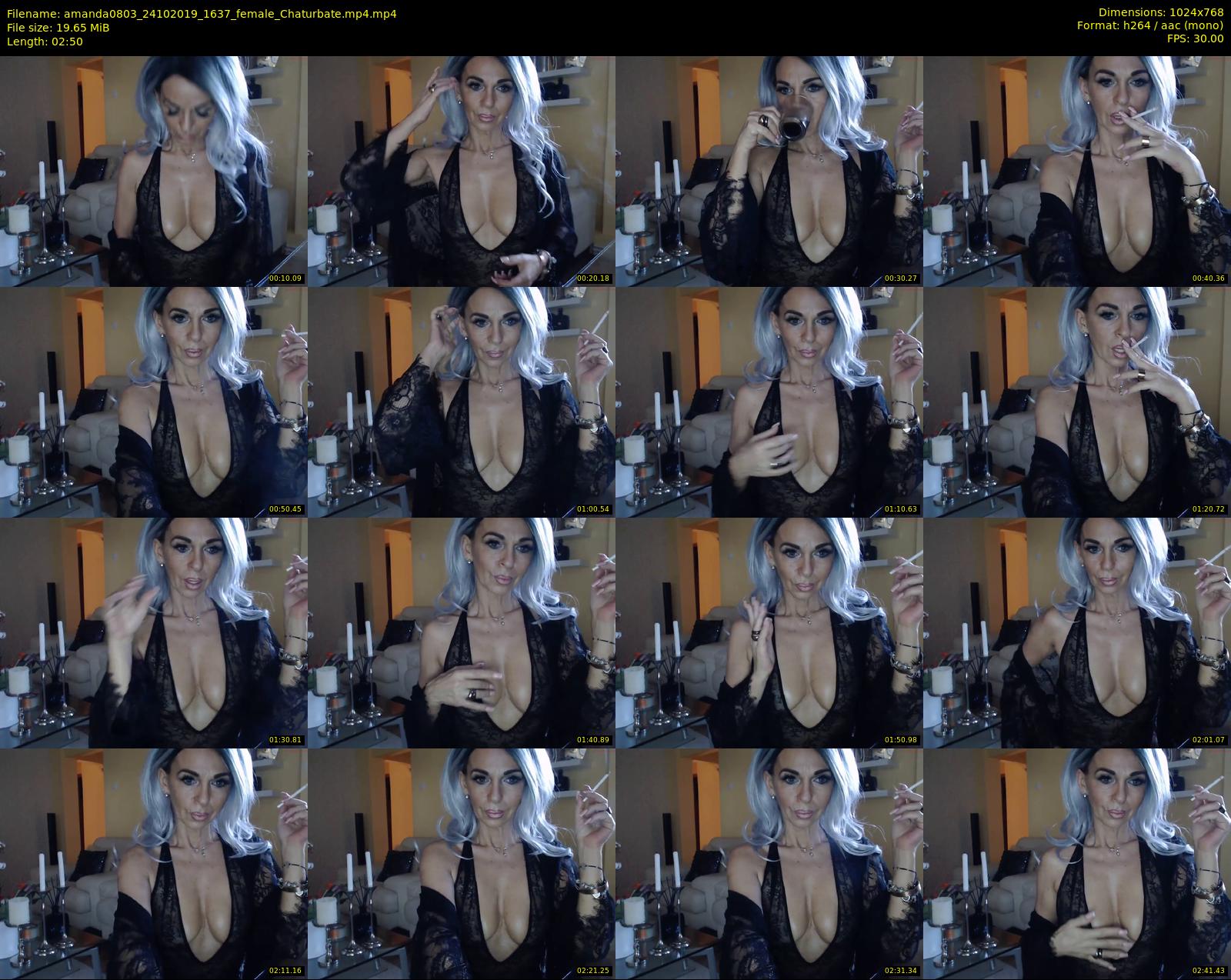 amanda0803 — 3 minute Chaturbate female cam show recording, 720p, Oct 24, 2019