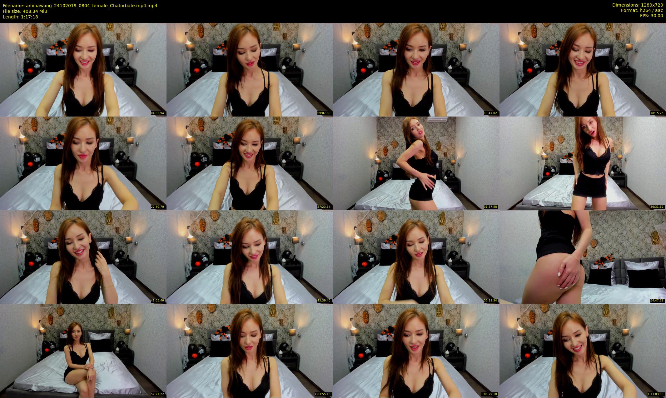 aminawong — 78 minute Chaturbate female cam show recording, 720p, Oct 24, 2019