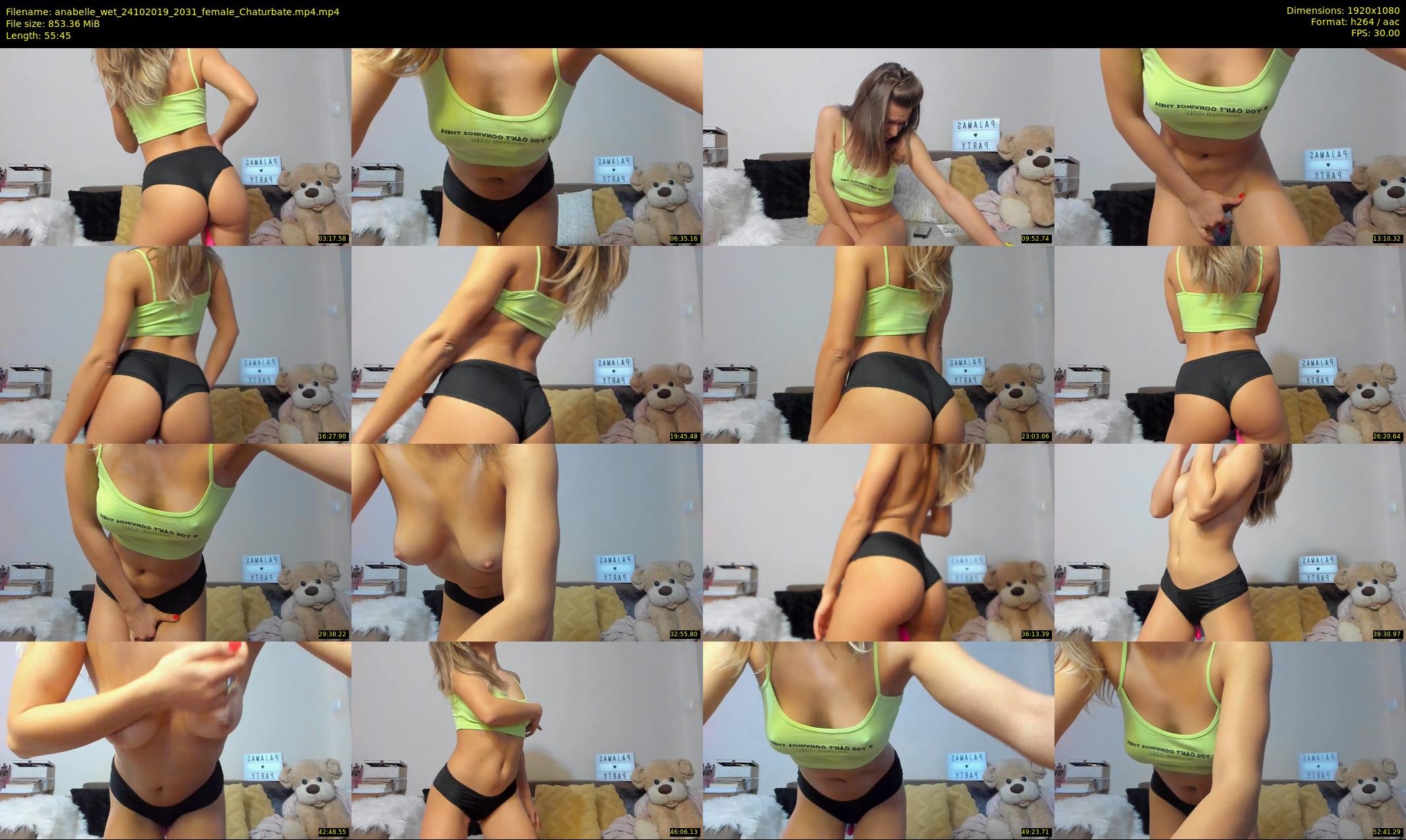 anabelle_wet — 56 minute Chaturbate female cam show recording, 1080p, Oct 24, 2019