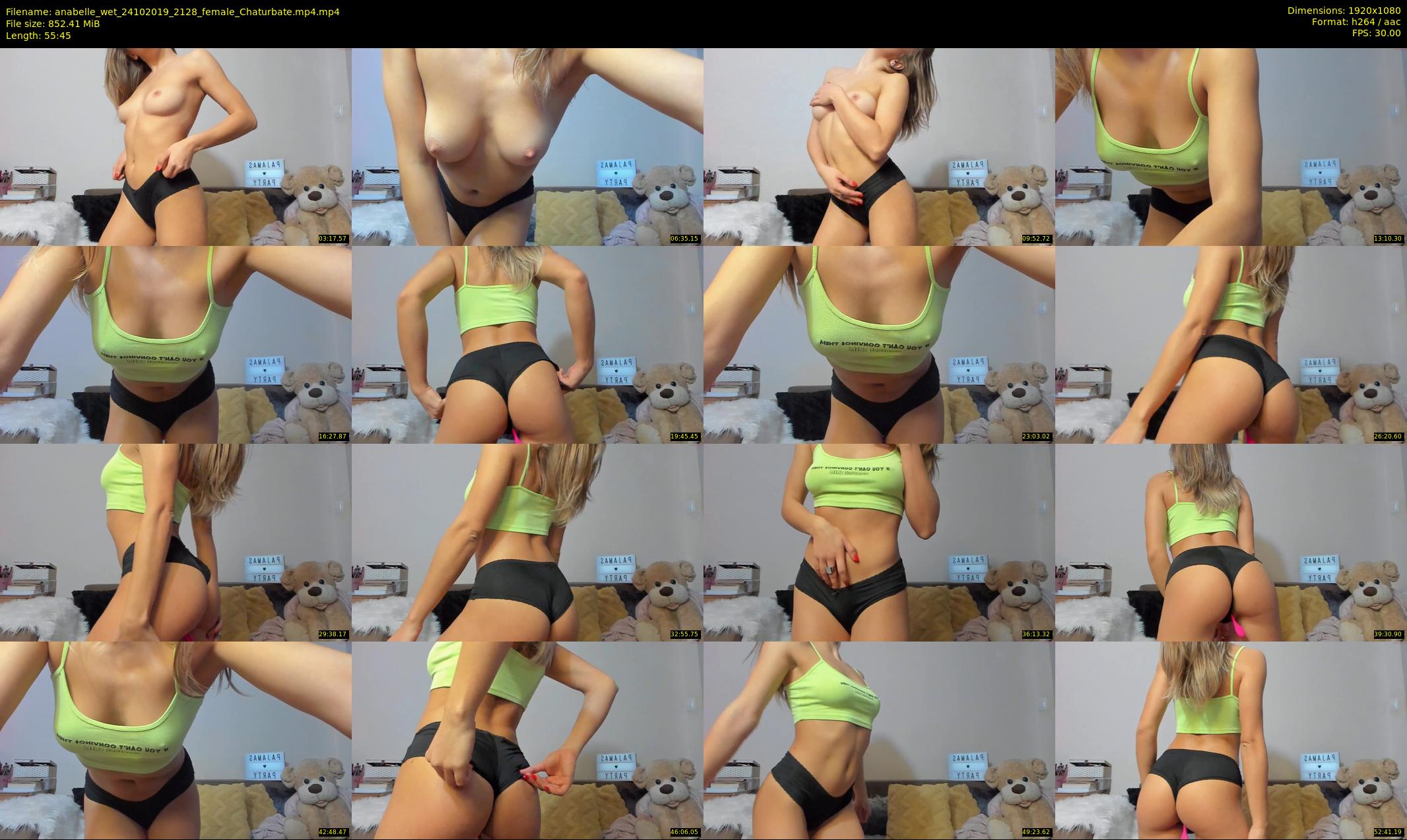 anabelle_wet — 56 minute Chaturbate female cam show recording, 1080p, Oct 24, 2019