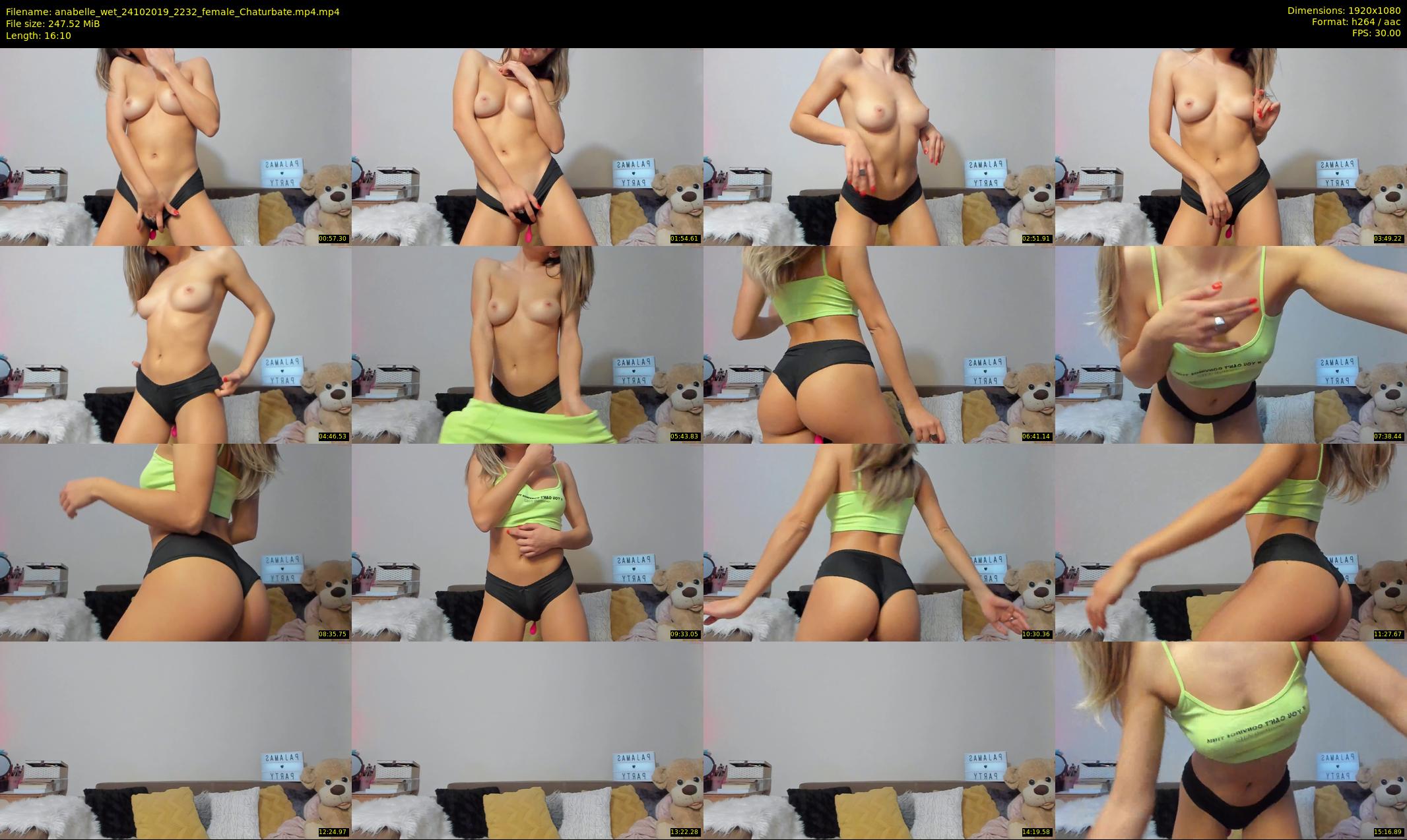 anabelle_wet — 17 minute Chaturbate female cam show recording, 1080p, Oct 24, 2019