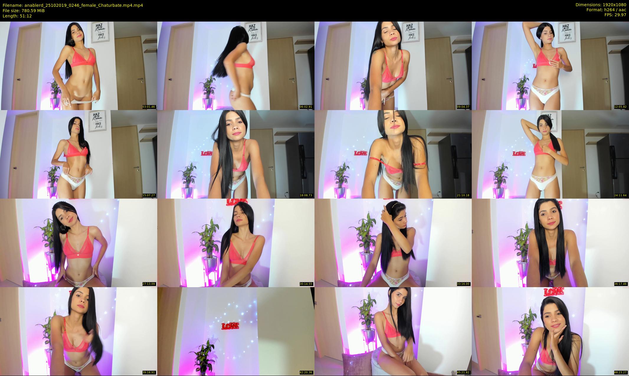 anablerd — 52 minute Chaturbate female cam show recording, 1080p, Oct 25, 2019