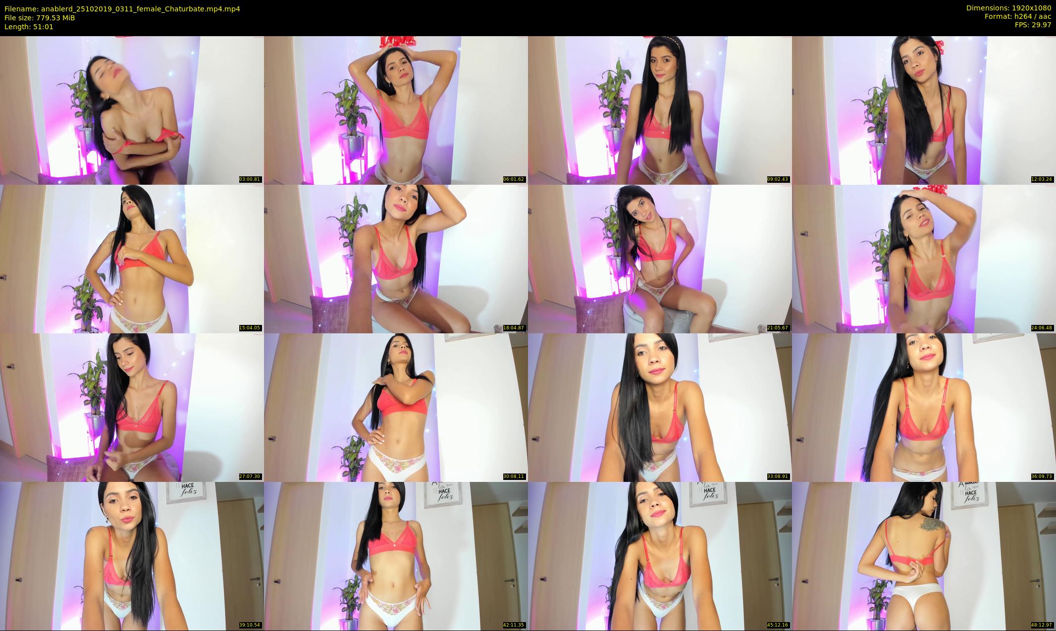 anablerd — 52 minute Chaturbate female cam show recording, 1080p, Oct 25, 2019