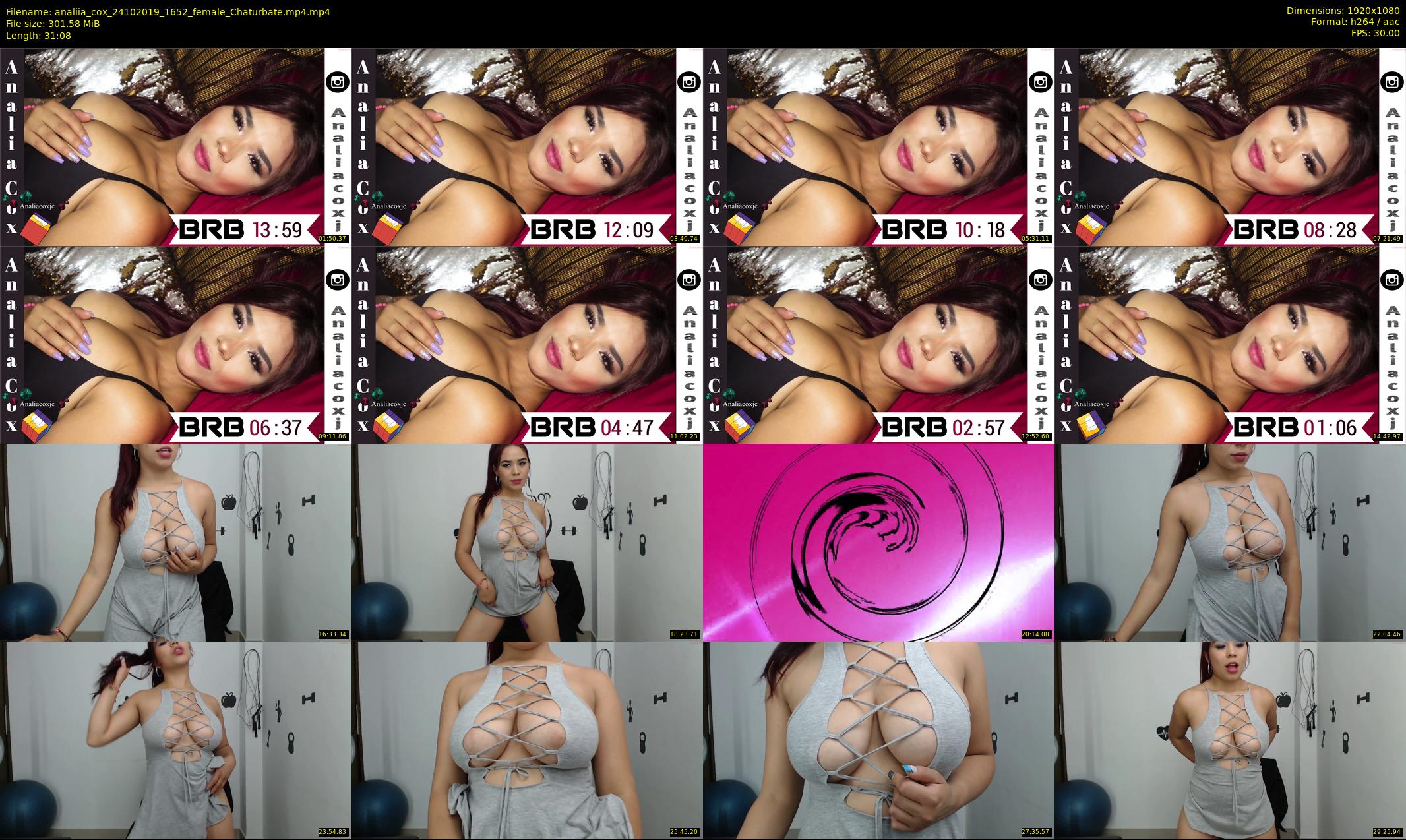 analiia_cox — 32 minute Chaturbate female cam show recording, 1080p, Oct 24, 2019