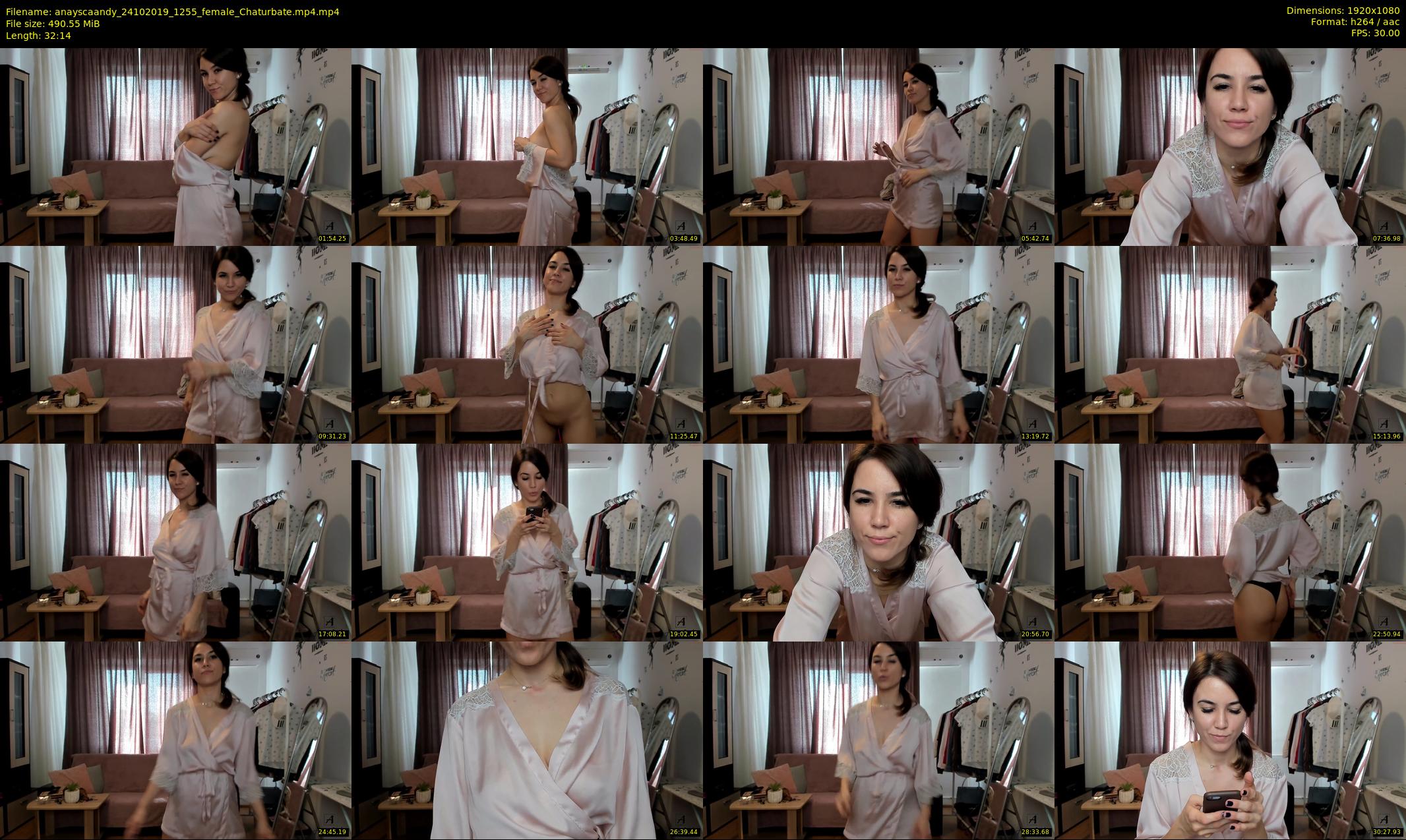 anayscaandy — 33 minute Chaturbate female cam show recording, 1080p, Oct 24, 2019
