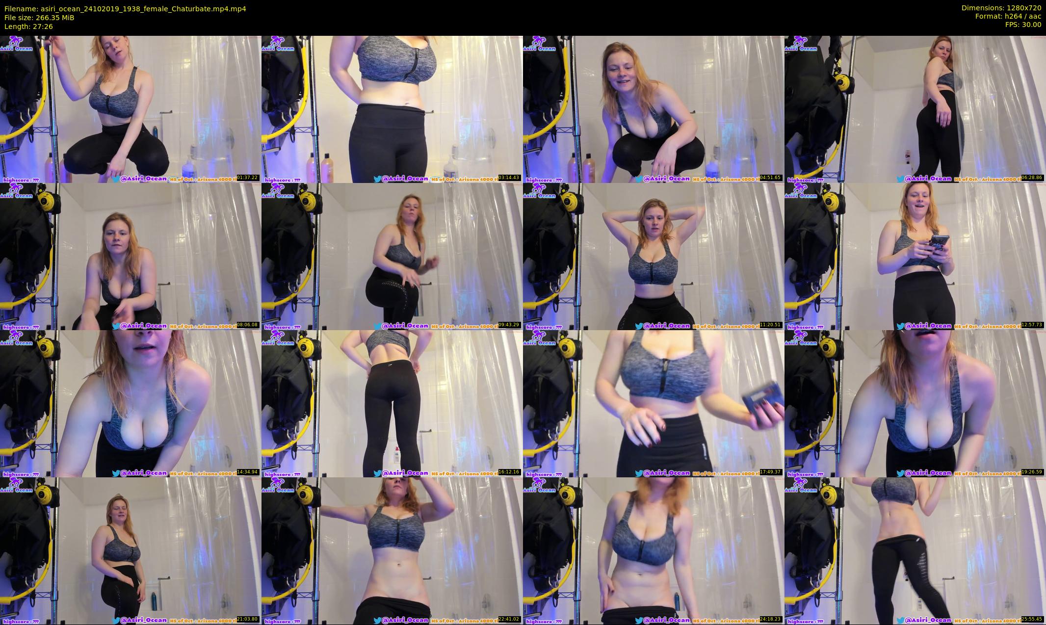 asiri_ocean — 28 minute Chaturbate female cam show recording, 720p, Oct 24, 2019