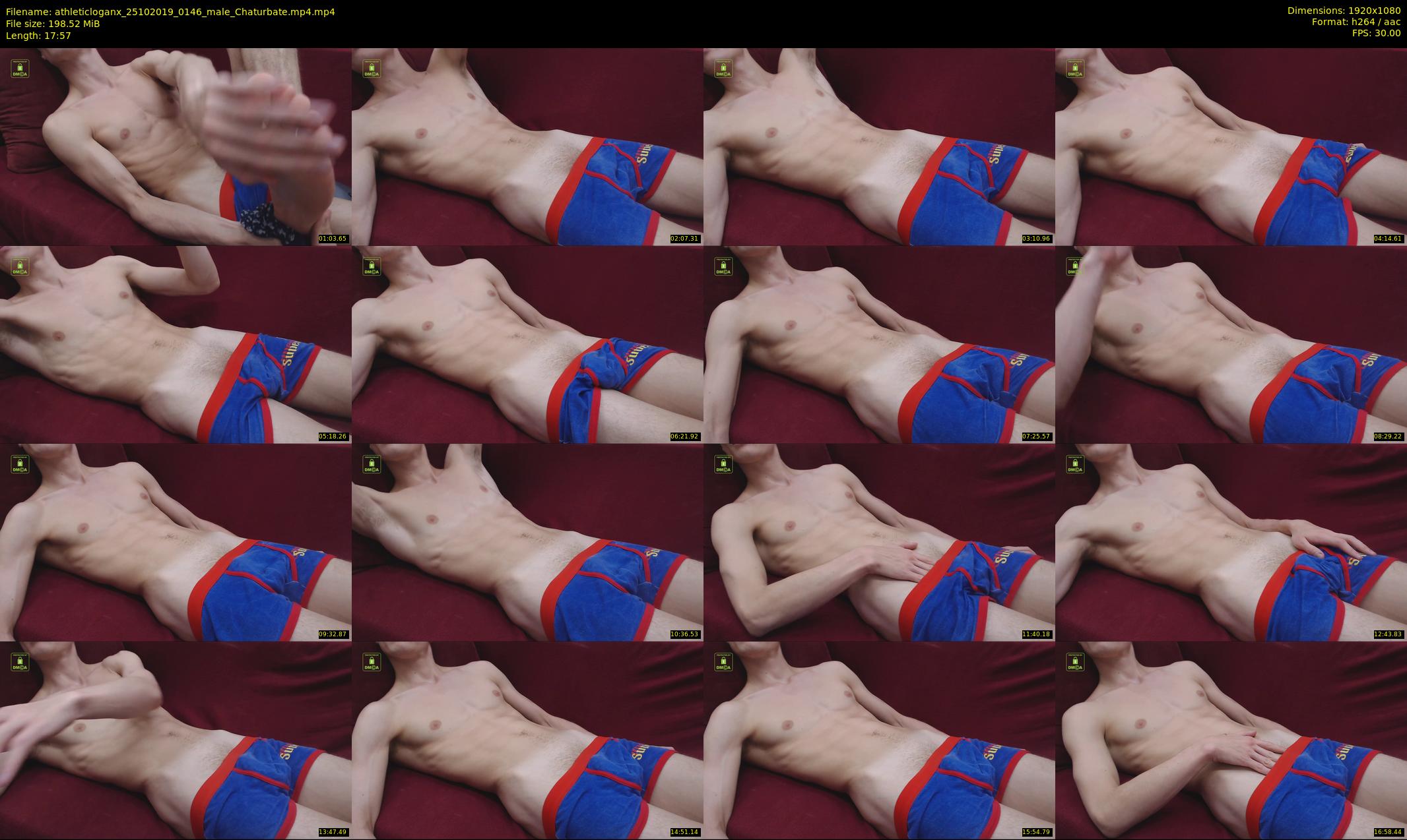 athleticloganx — 18 minute Chaturbate male cam show recording, 1080p, Oct 25, 2019