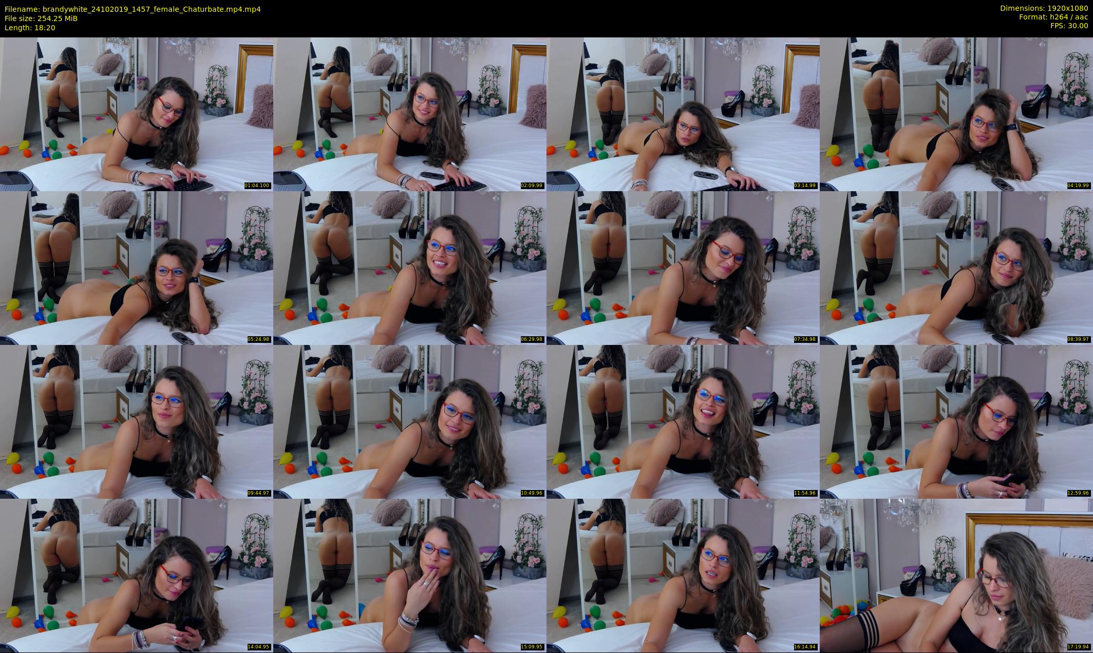 brandywhite — 19 minute Chaturbate female cam show recording, 1080p, Oct 24, 2019