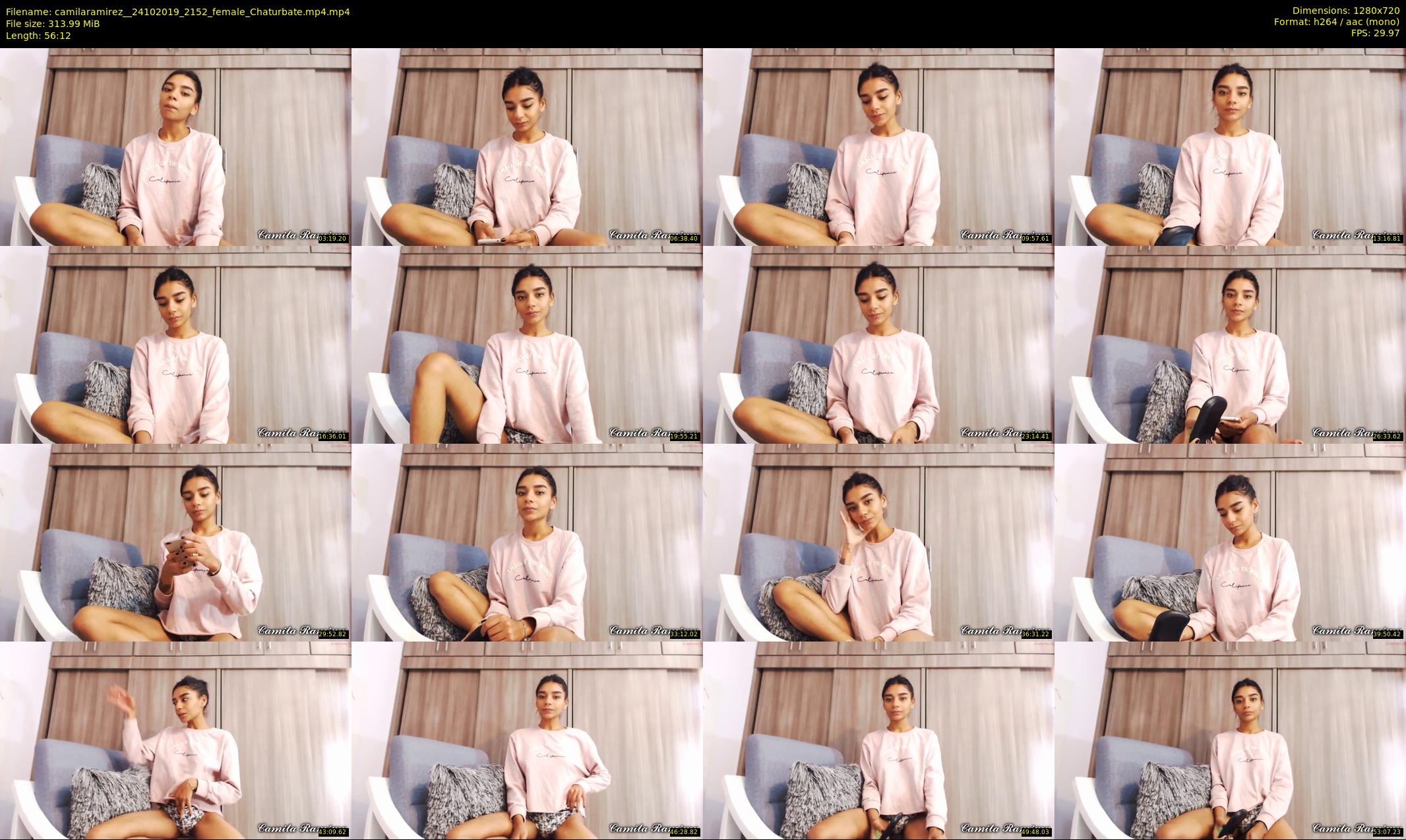 camilaramirez_ — 57 minute Chaturbate female cam show recording, 720p, Oct 24, 2019