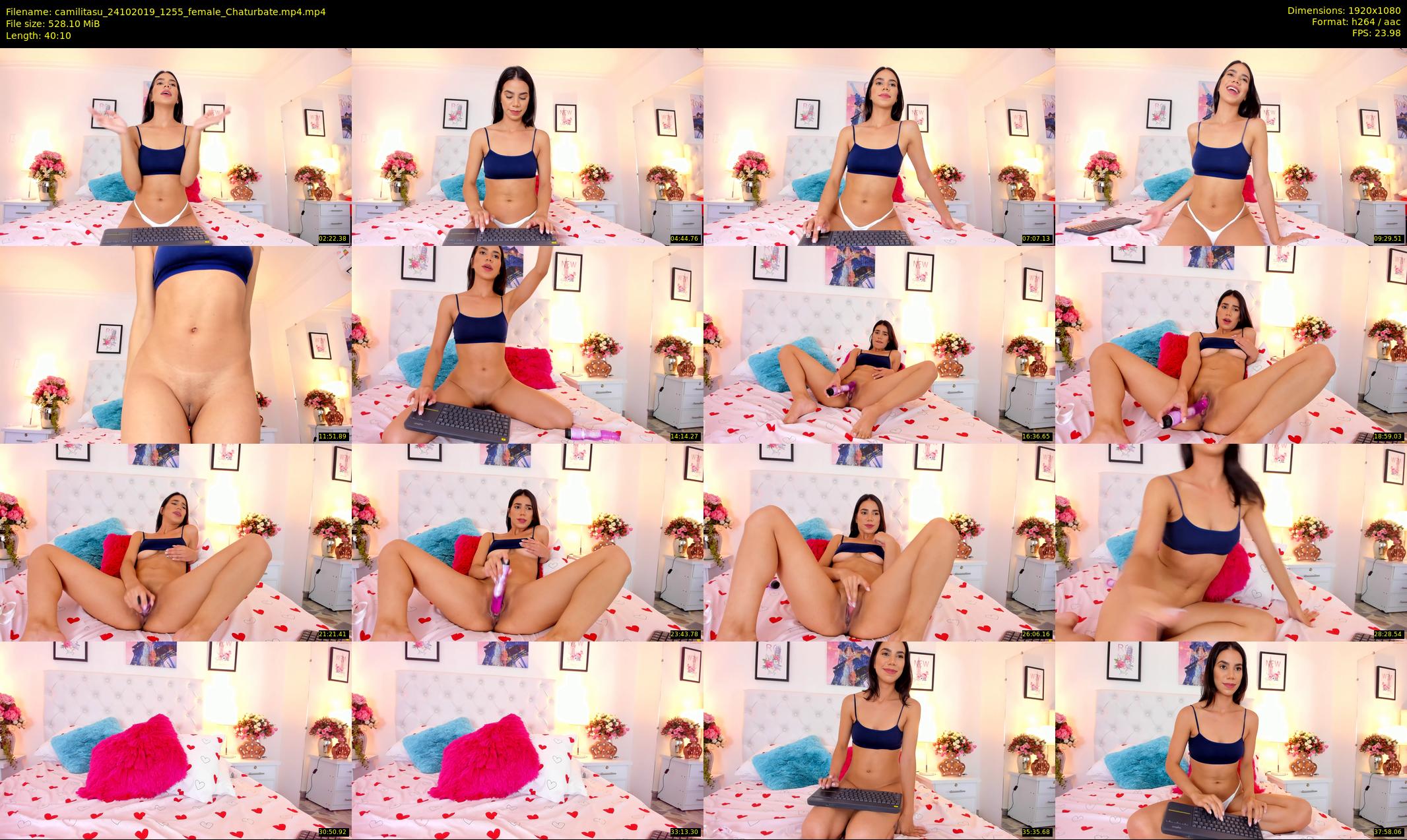 camilitasu — 41 minute Chaturbate female cam show recording, 1080p, Oct 24, 2019