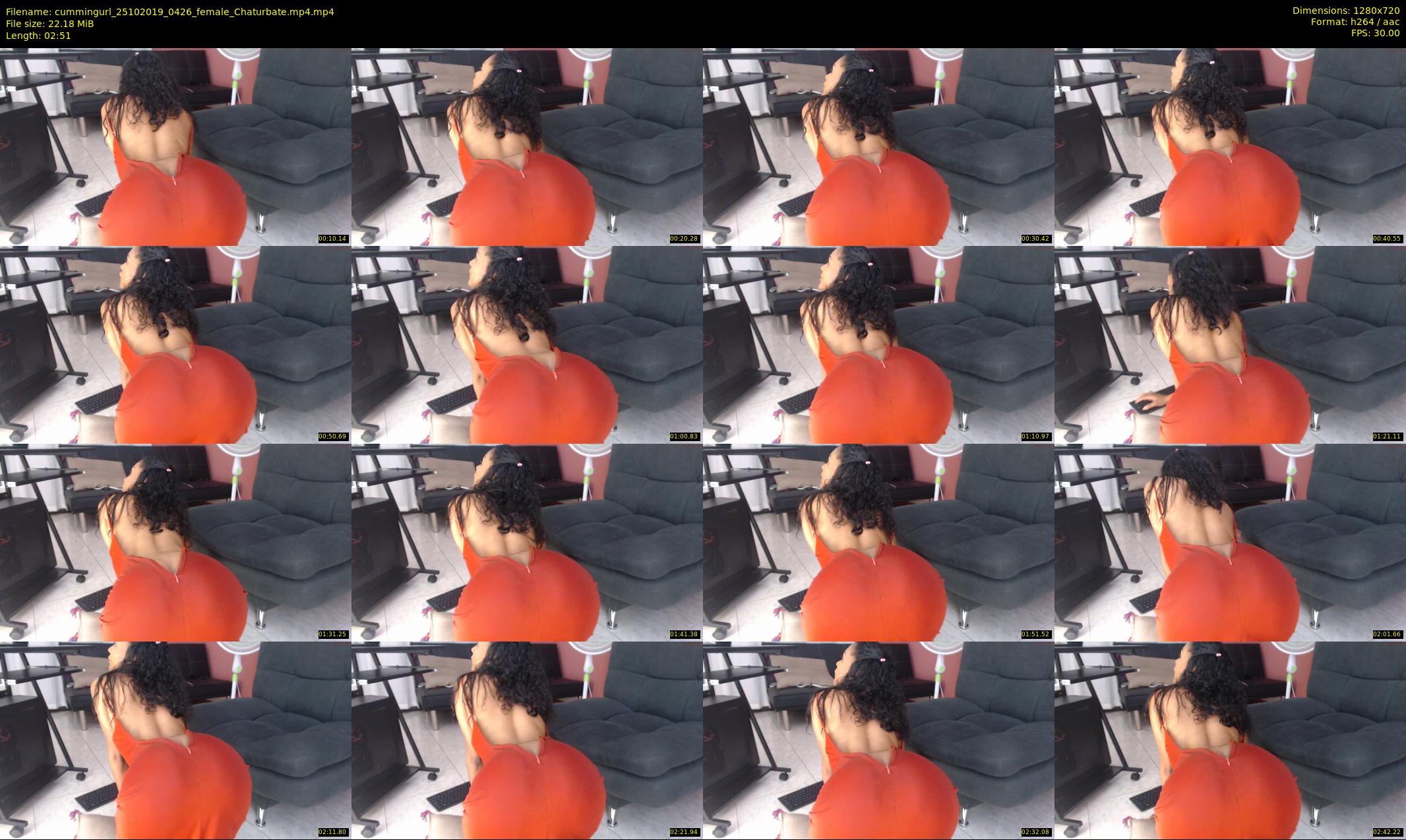 cummingurl — 3 minute Chaturbate couple cam show recording, 720p, Oct 25, 2019