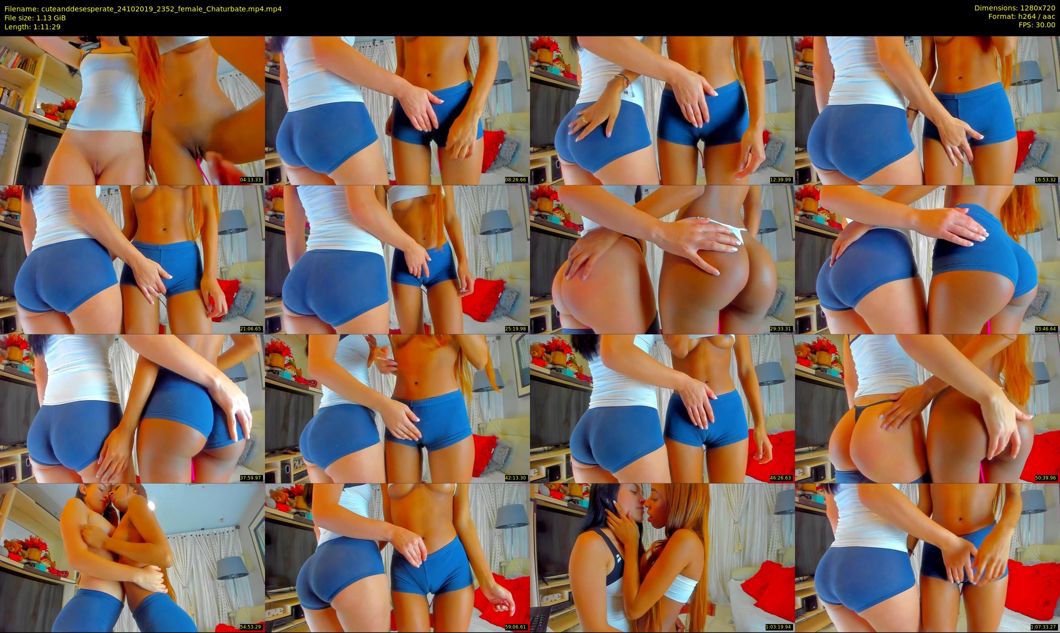 cuteanddesesperate — 72 minute Chaturbate female cam show recording, 720p, Oct 24, 2019