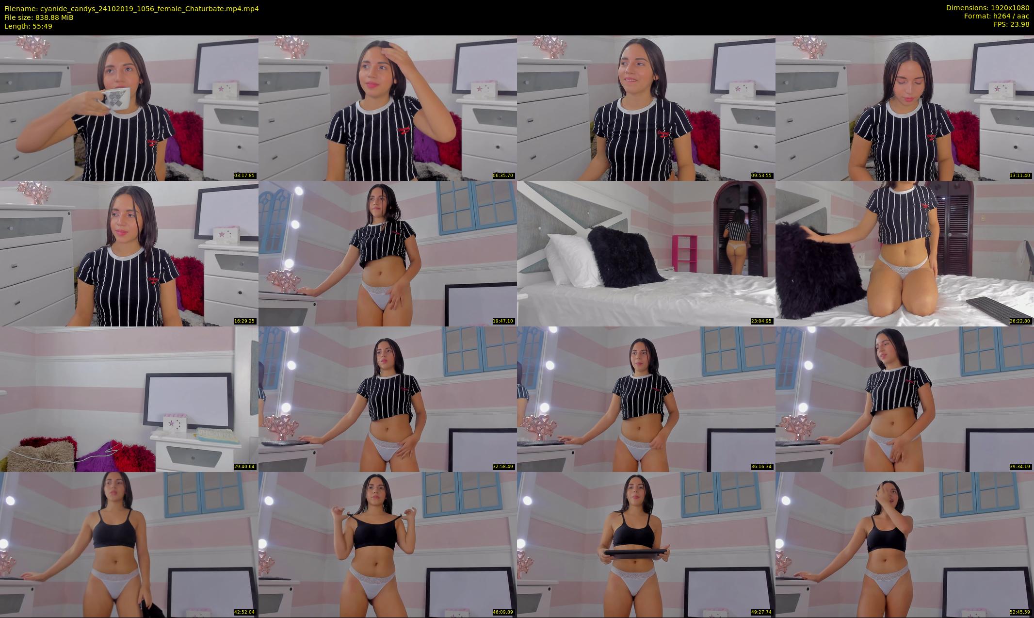 cyanide_candys — 56 minute Chaturbate female cam show recording, 1080p, Oct 24, 2019