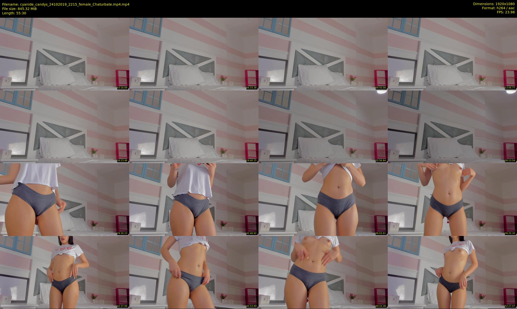 cyanide_candys — 56 minute Chaturbate female cam show recording, 1080p, Oct 24, 2019