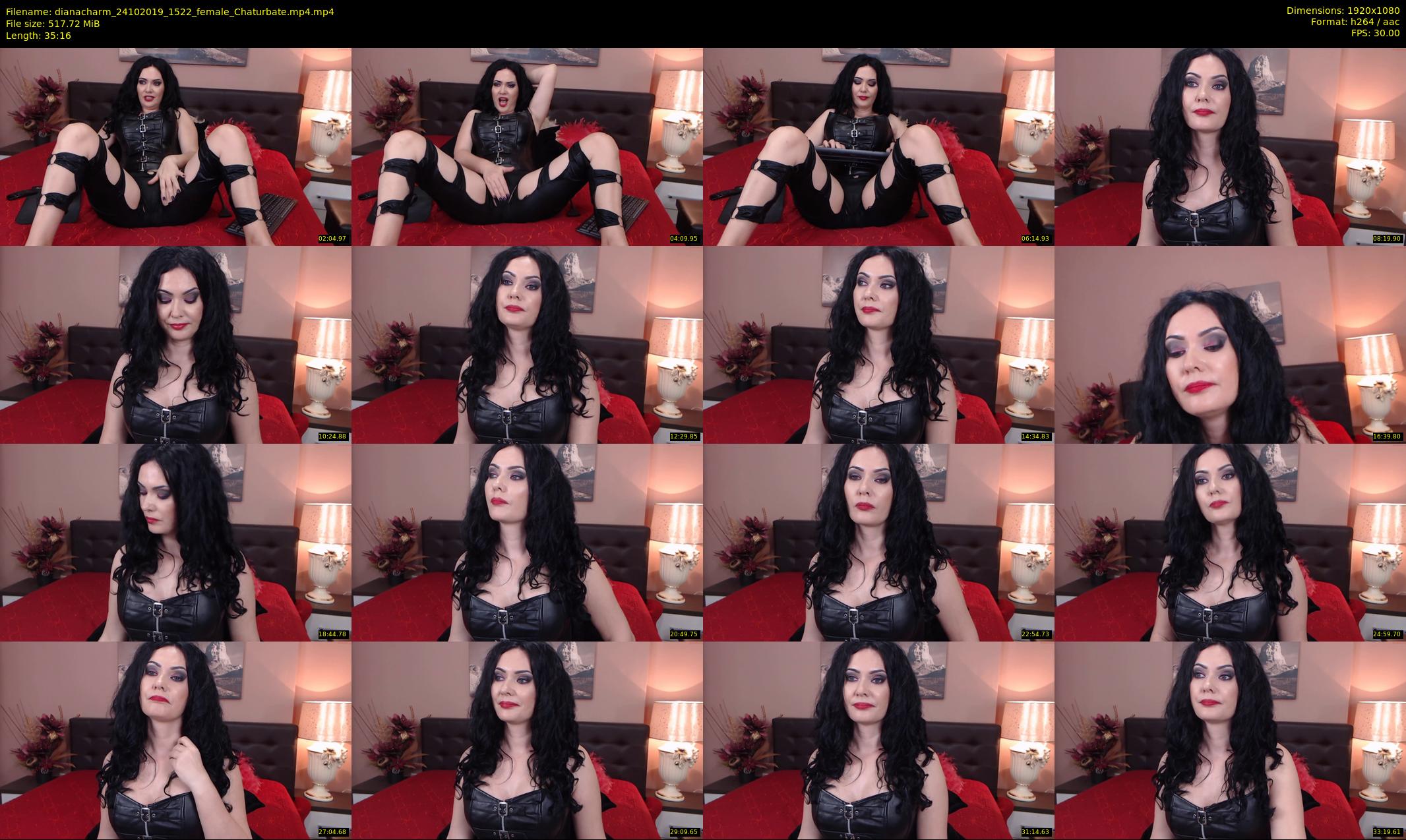 dianacharm — 36 minute Chaturbate female cam show recording, 1080p, Oct 24, 2019