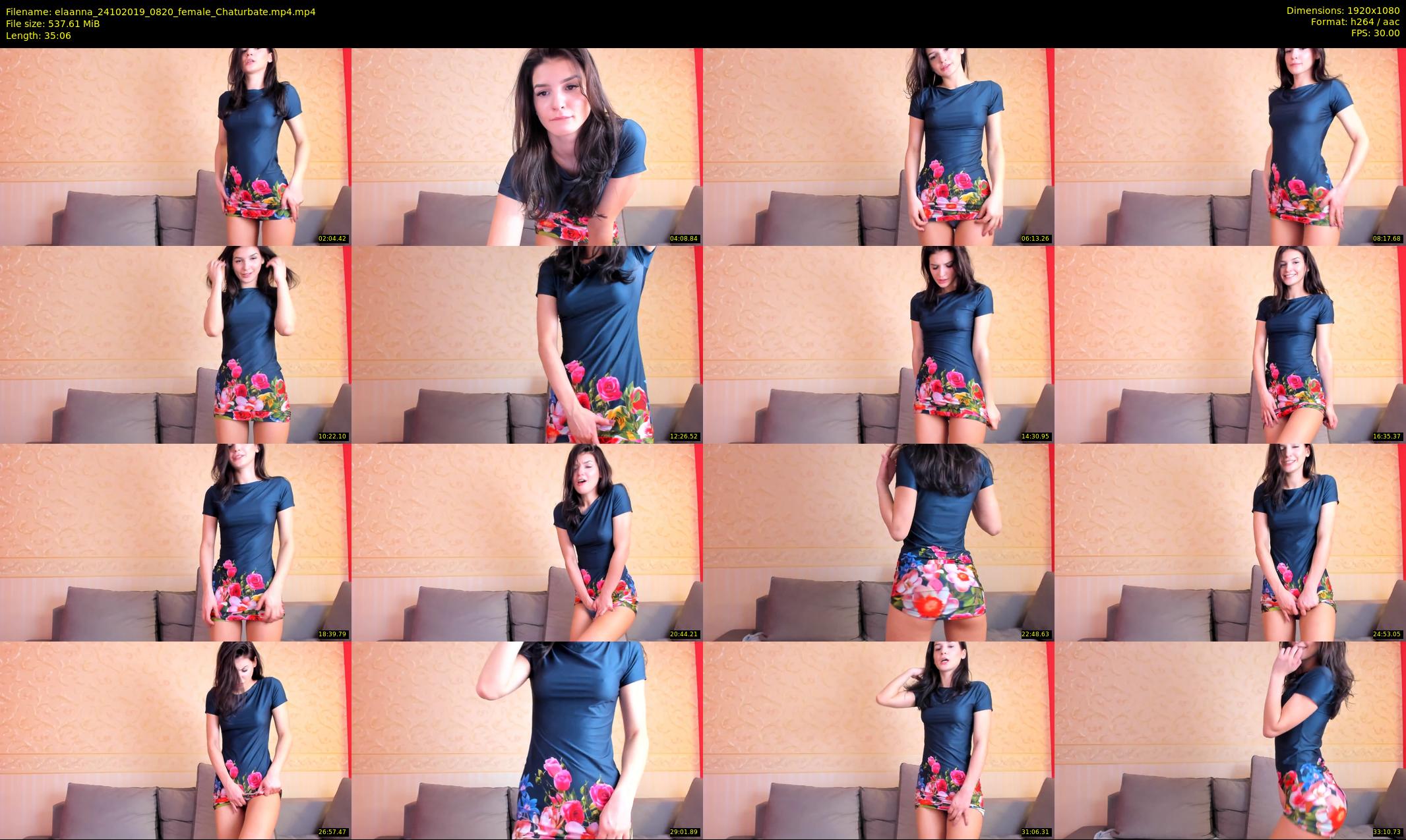 elaanna — 36 minute Chaturbate female cam show recording, 1080p, Oct 24, 2019