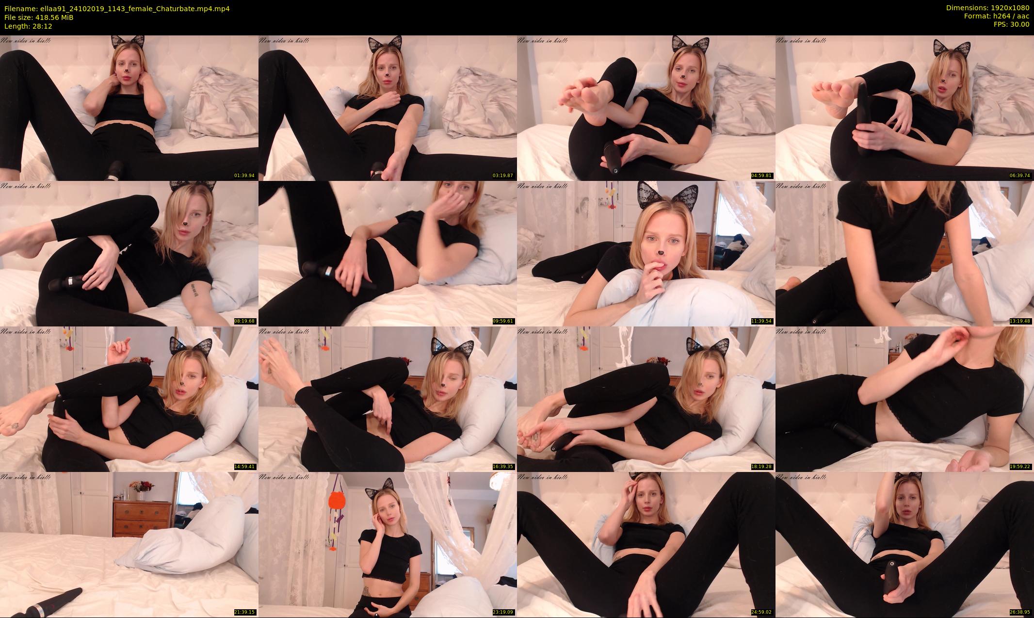 ellaa91 — 29 minute Chaturbate female cam show recording, 1080p, Oct 24, 2019