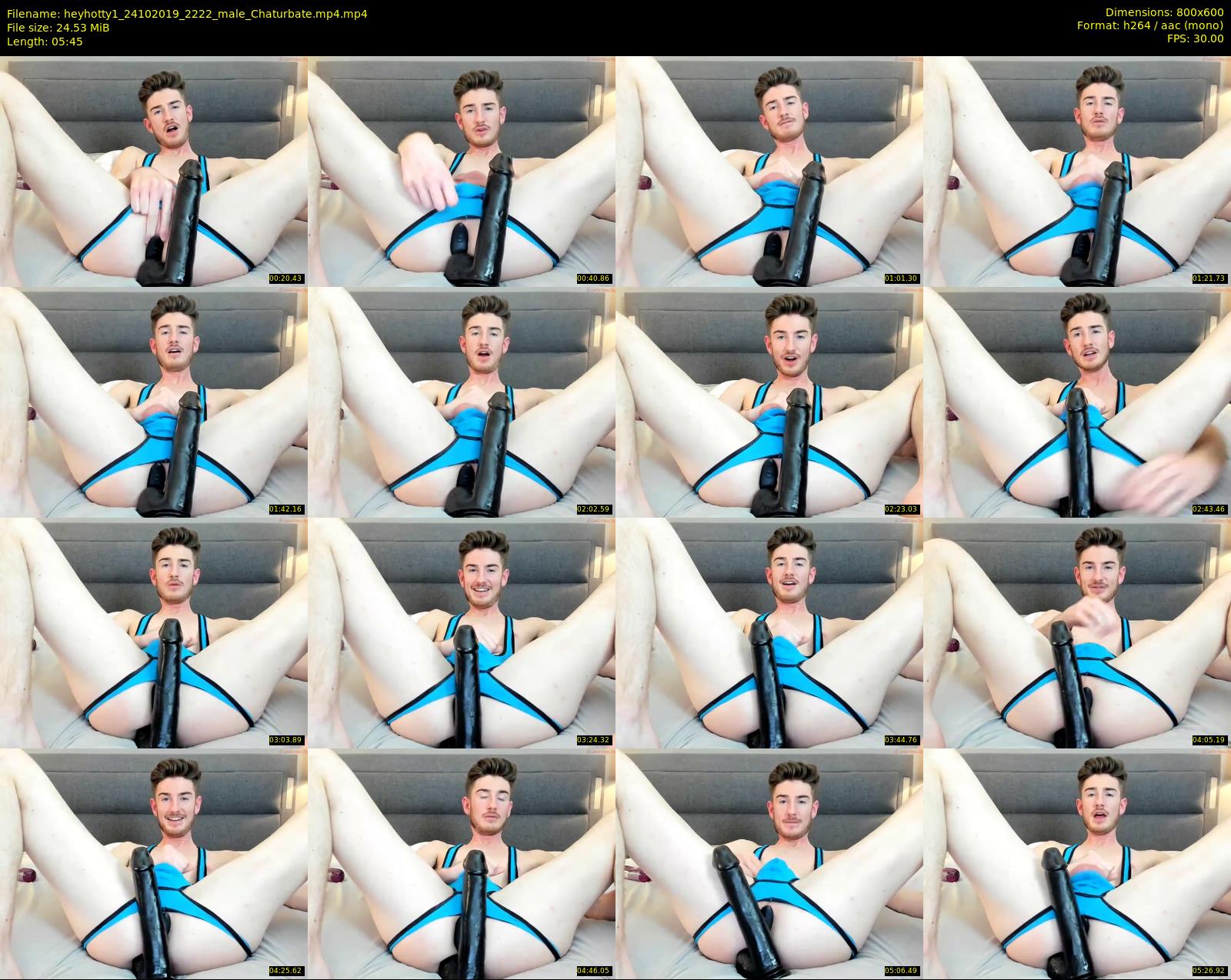 heyhotty1 — 6 minute Chaturbate male cam show recording, 480p, Oct 24, 2019