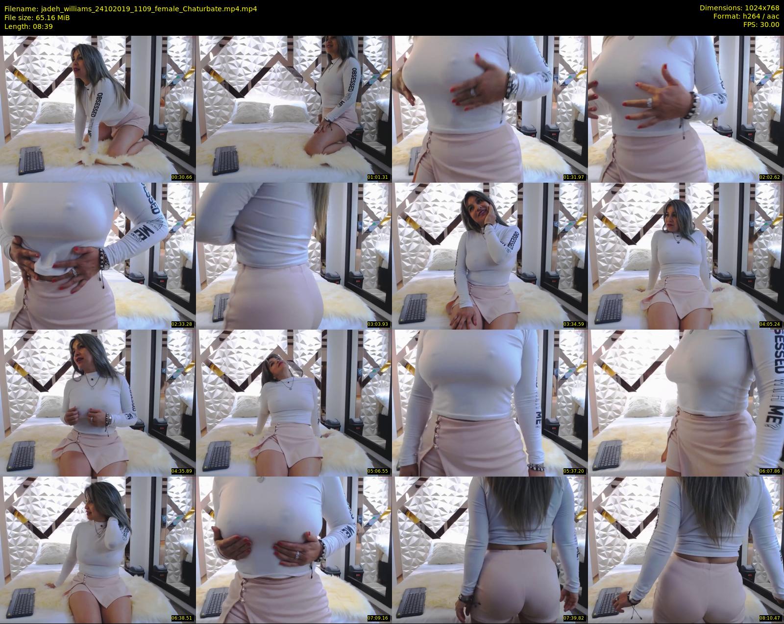 jadeh_williams — 9 minute Chaturbate female cam show recording, 720p, Oct 24, 2019