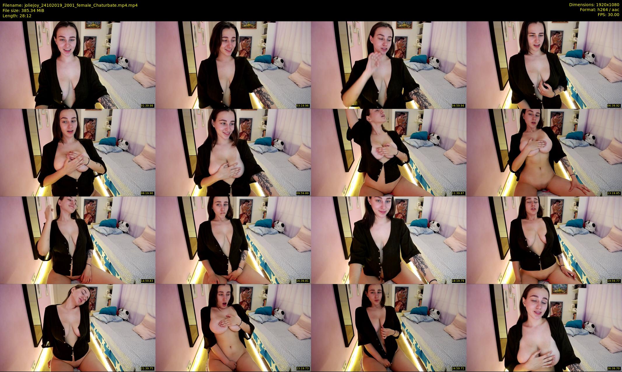 joliejoy — 29 minute Chaturbate female cam show recording, 1080p, Oct 24, 2019