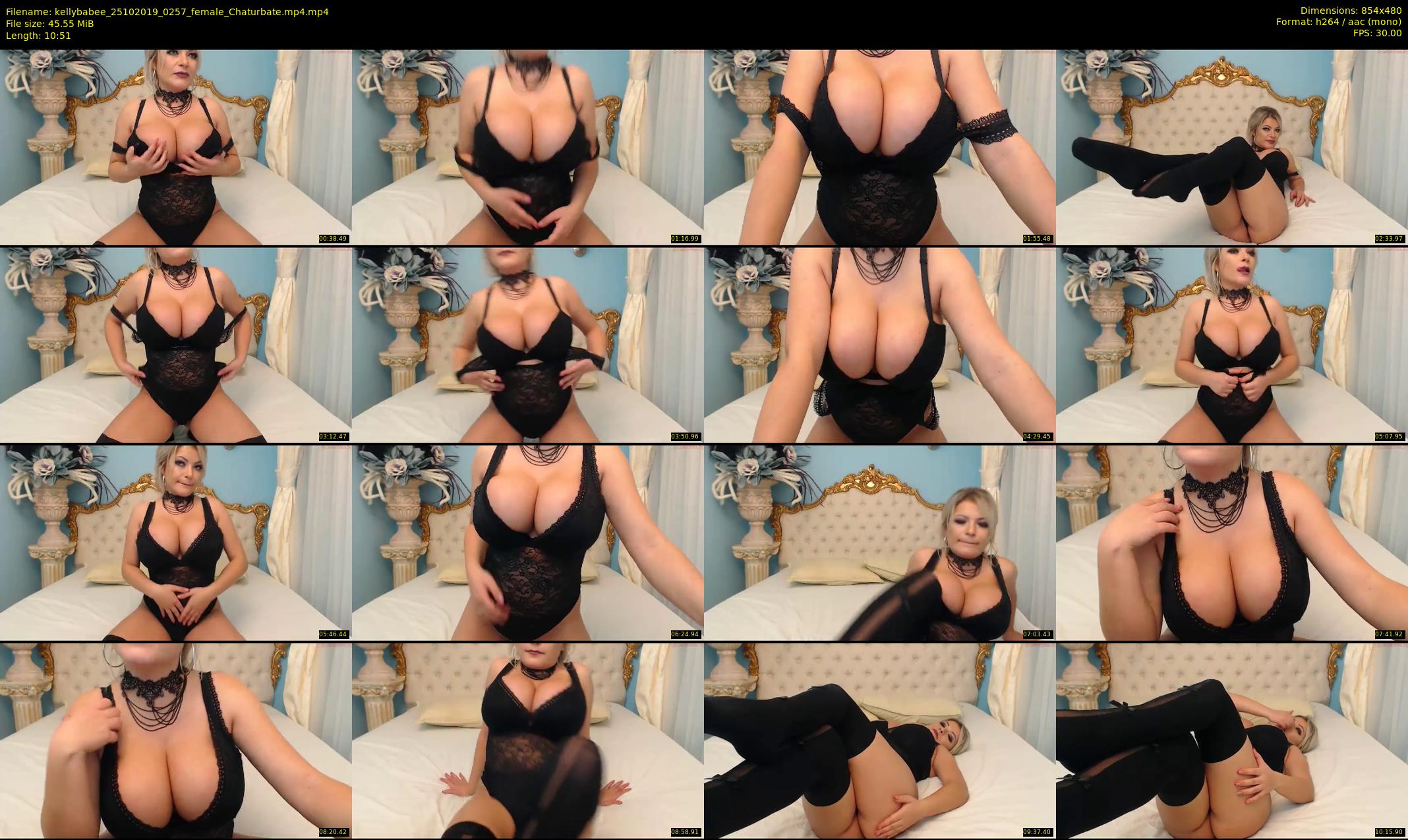 kellybabee — 11 minute Chaturbate female cam show recording, 480p, Oct 25, 2019