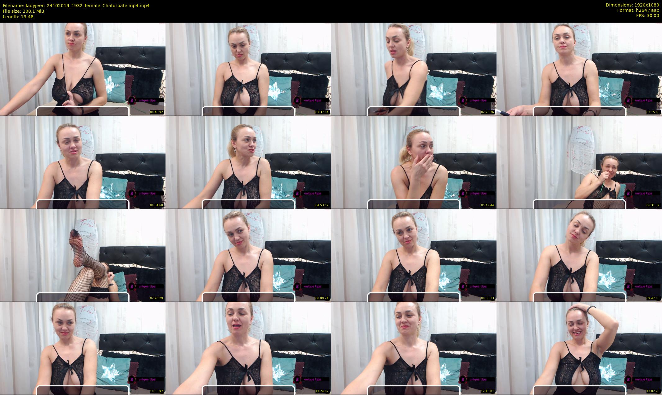 ladyjeen — 14 minute Chaturbate female cam show recording, 1080p, Oct 24, 2019