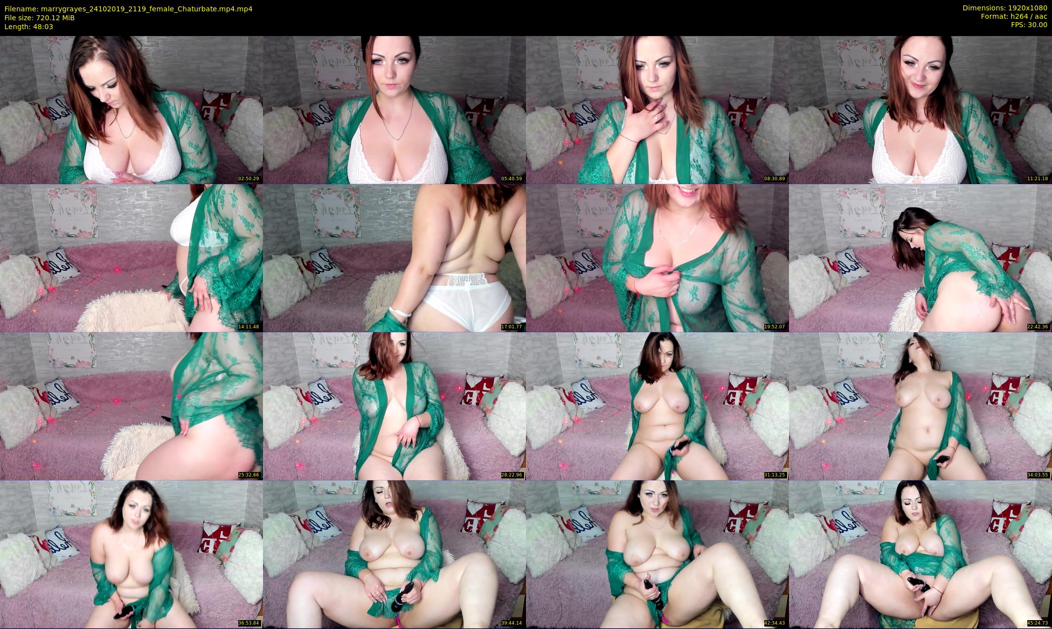 marrygrayes — 49 minute Chaturbate female cam show recording, 1080p, Oct 24, 2019