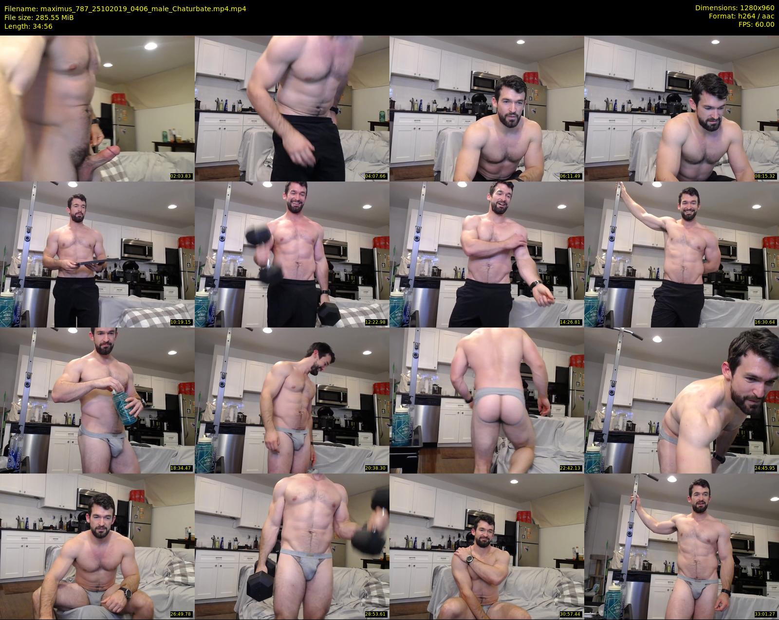 maximus_787 — 35 minute Chaturbate male cam show recording, 720p, Oct 25, 2019