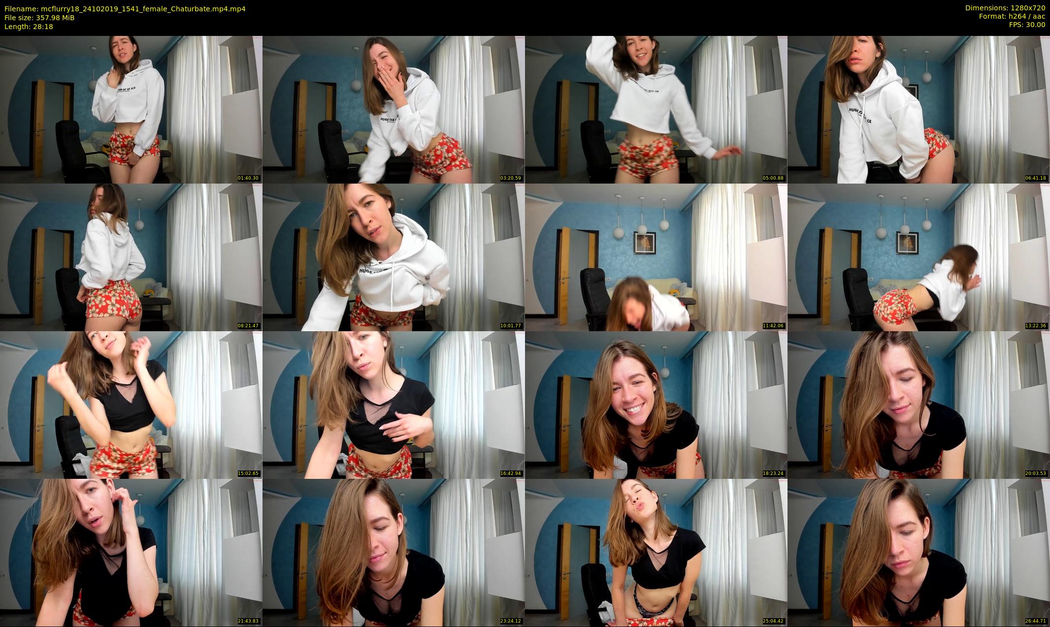 mcflurry18 — 29 minute Chaturbate female cam show recording, 720p, Oct 24, 2019