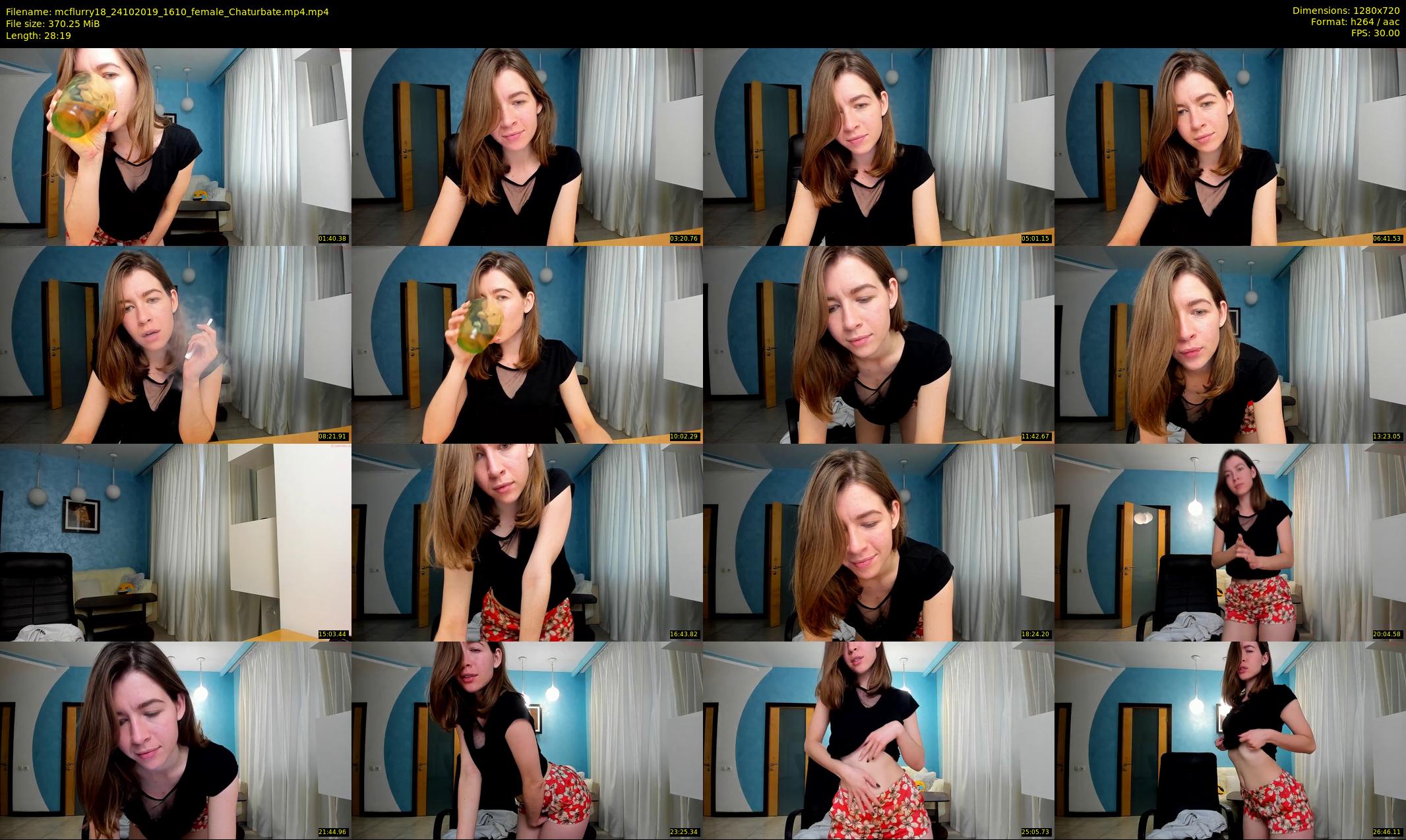 mcflurry18 — 29 minute Chaturbate female cam show recording, 720p, Oct 24, 2019