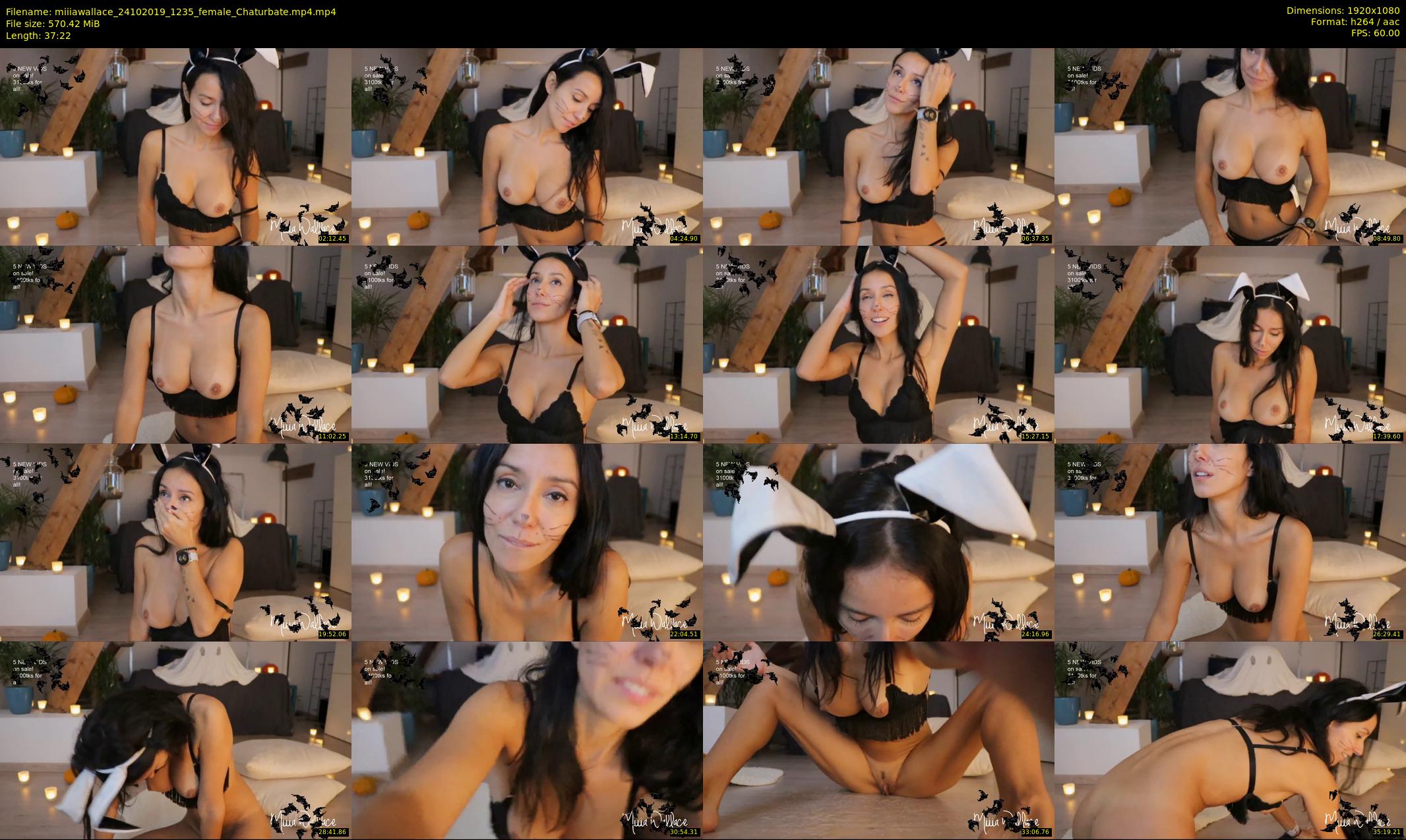 miiiawallace — 38 minute Chaturbate female cam show recording, 1080p, Oct 24, 2019