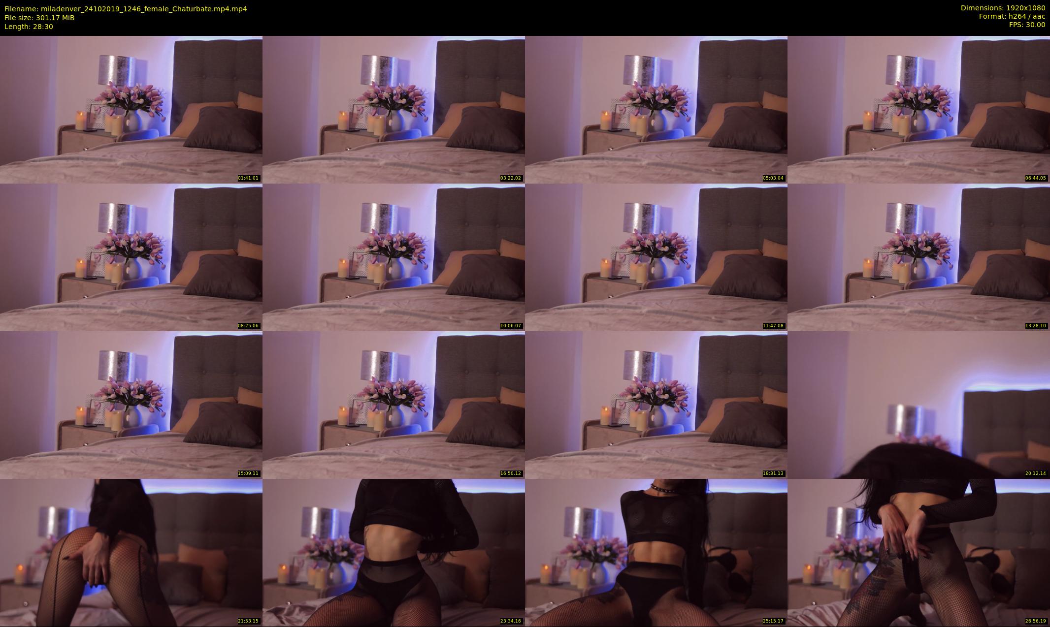 miladenver — 29 minute Chaturbate female cam show recording, 1080p, Oct 24, 2019