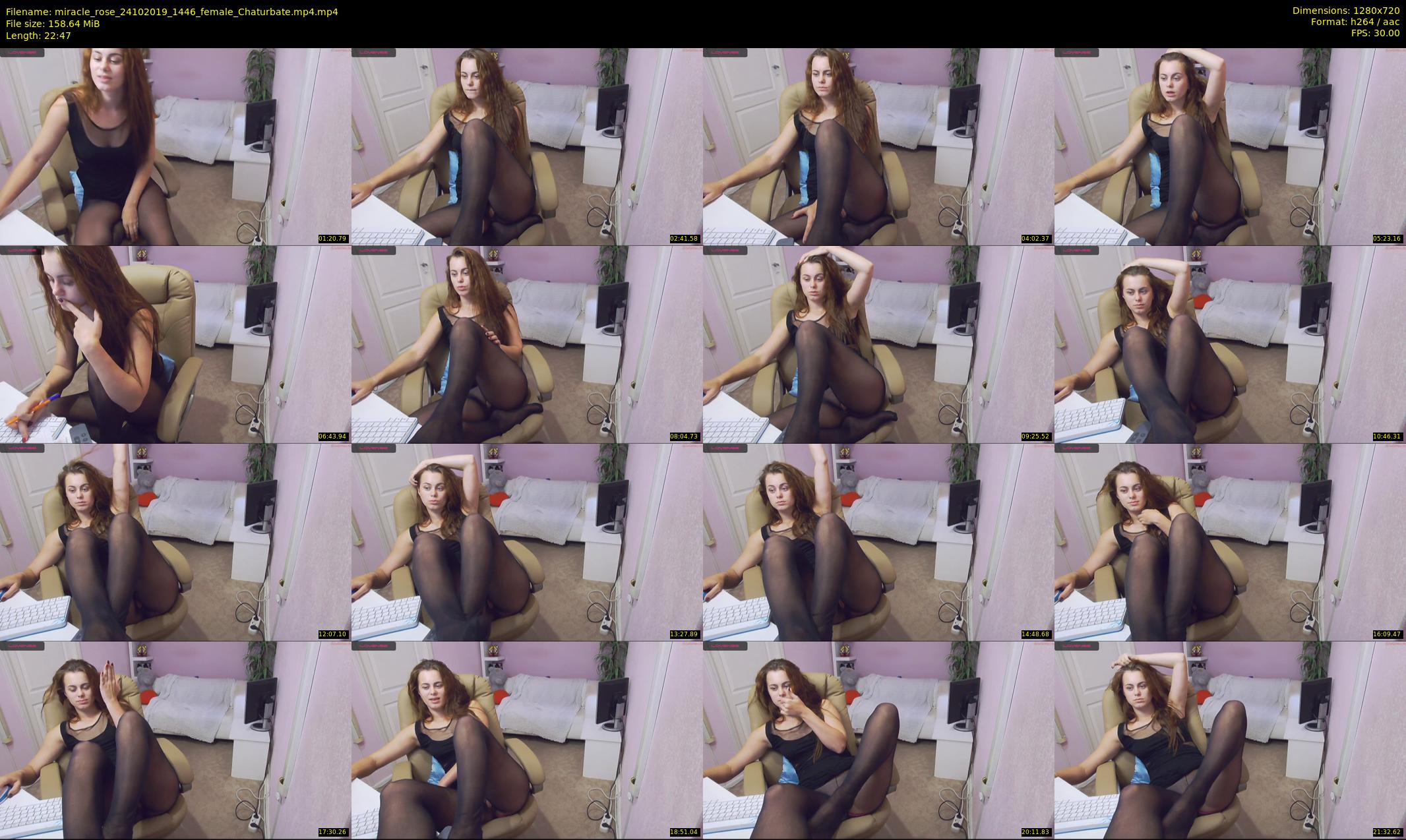 miracle_rose — 23 minute Chaturbate female cam show recording, 720p, Oct 24, 2019
