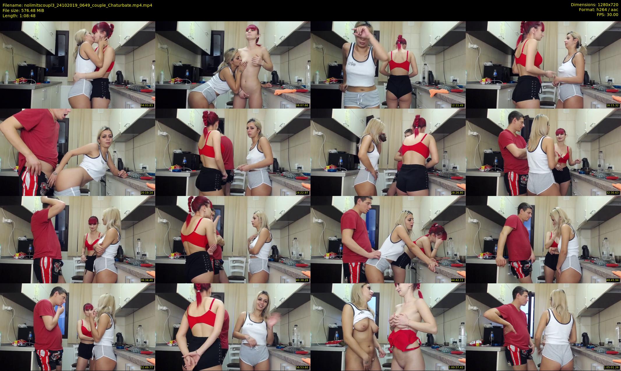 nolimitscoupl3 — 69 minute Chaturbate couple cam show recording, 720p, Oct 24, 2019
