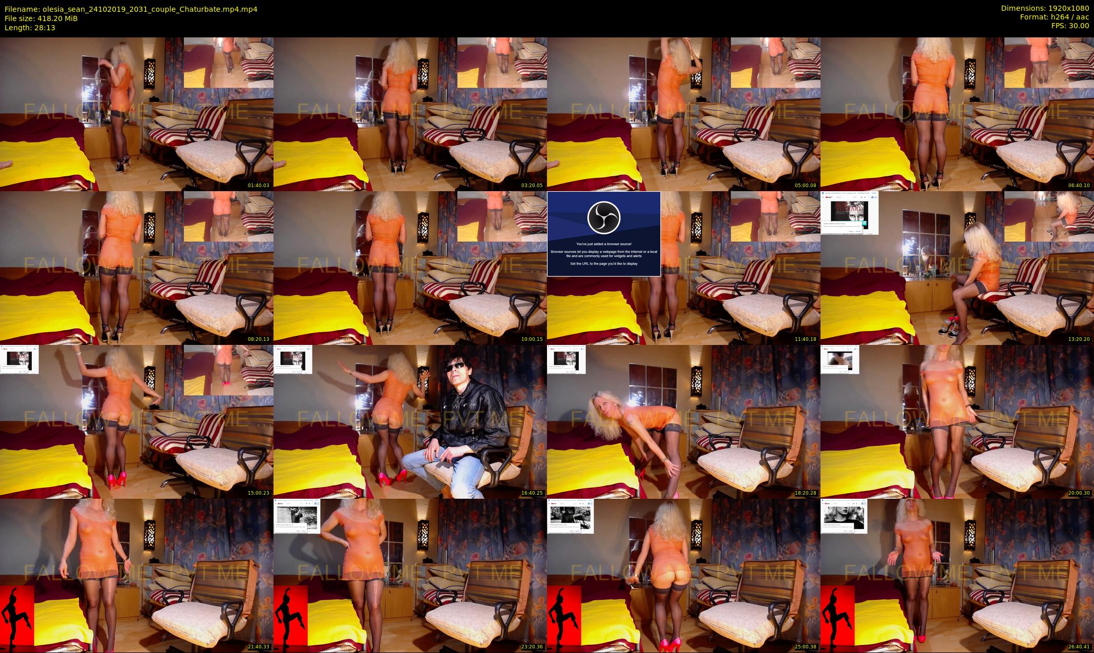 olesia_sean — 29 minute Chaturbate couple cam show recording, 1080p, Oct 24, 2019