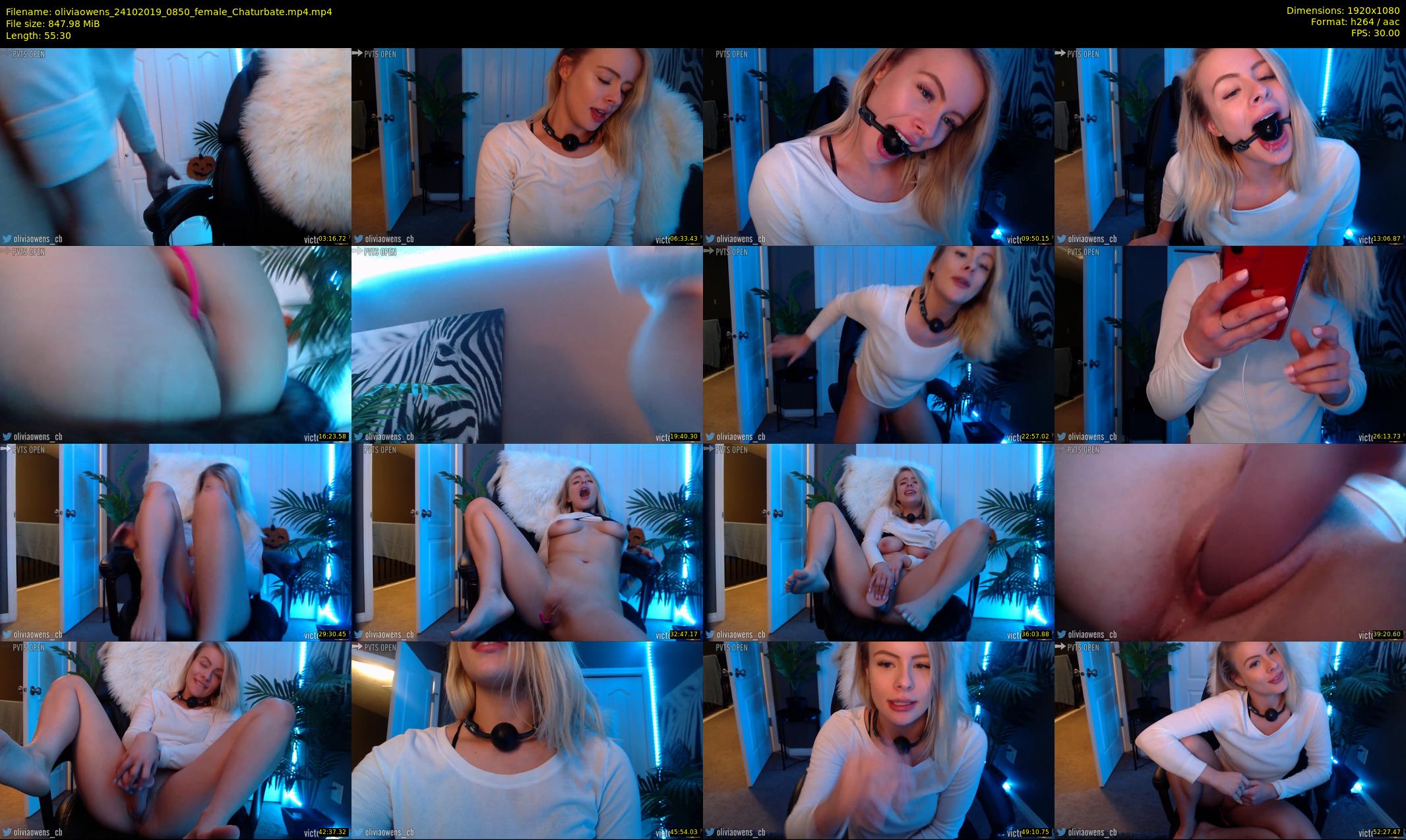 oliviaowens — 56 minute Chaturbate female cam show recording, 1080p, Oct 24, 2019