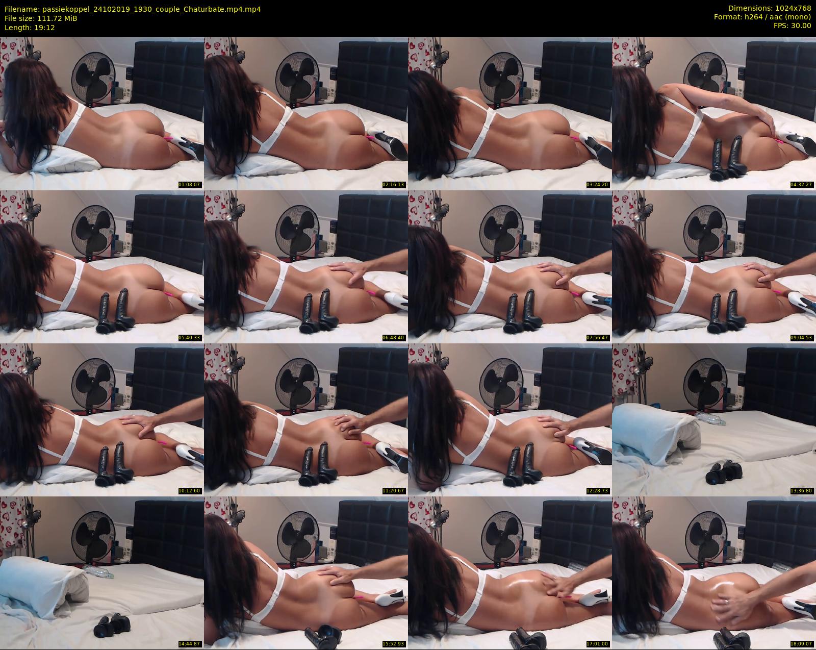 passiekoppel — 20 minute Chaturbate couple cam show recording, 720p, Oct 24, 2019